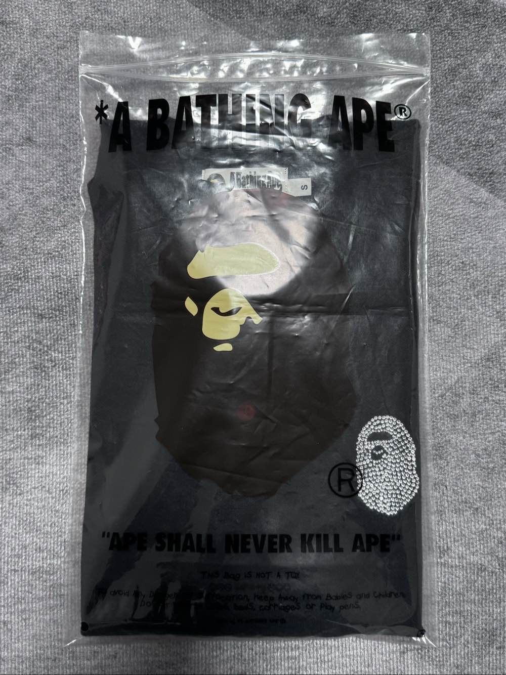 Bape Rhinestone Ape Head Polo in Black Size US S / EU 44-46 / 1 - 6 Thumbnail