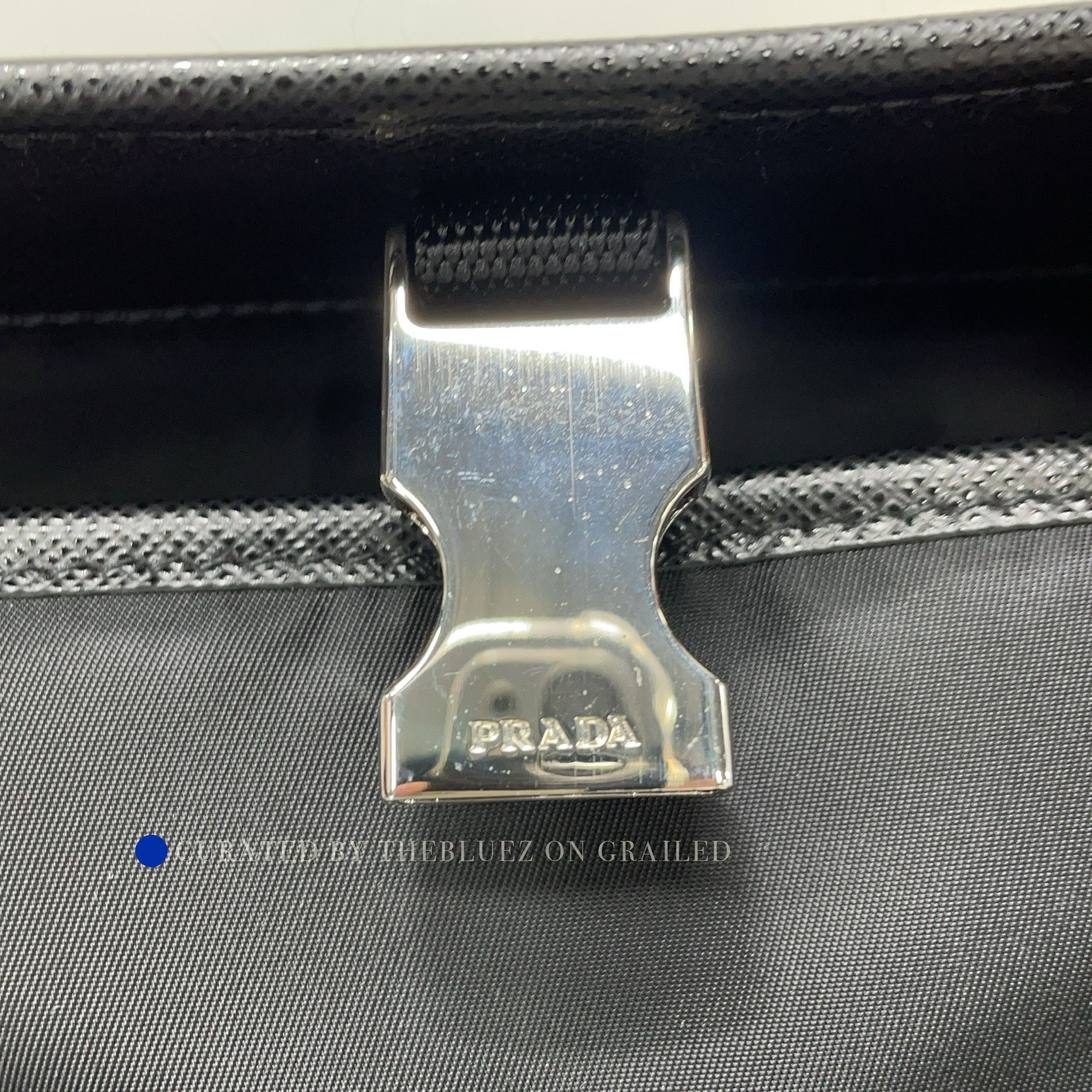 Prada Re-Nylon Saffiano Crossbody Bag in Black Size ONE SIZE - 8 Thumbnail