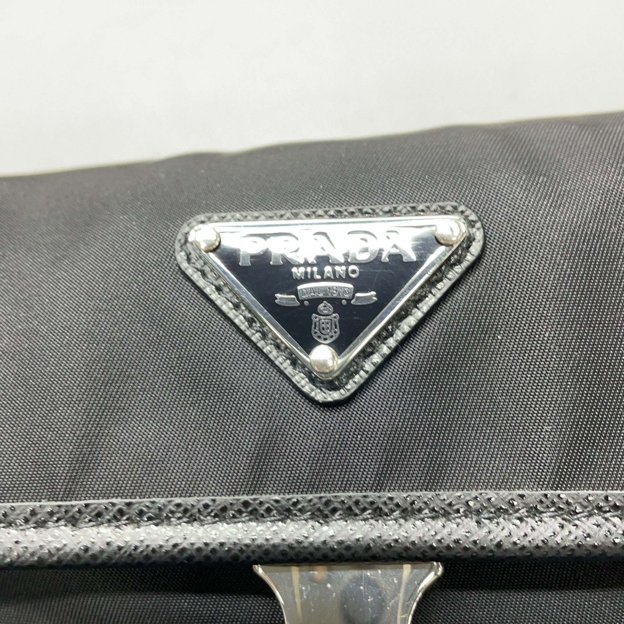 Prada Re-Nylon Saffiano Crossbody Bag in Black Size ONE SIZE - 9 Thumbnail