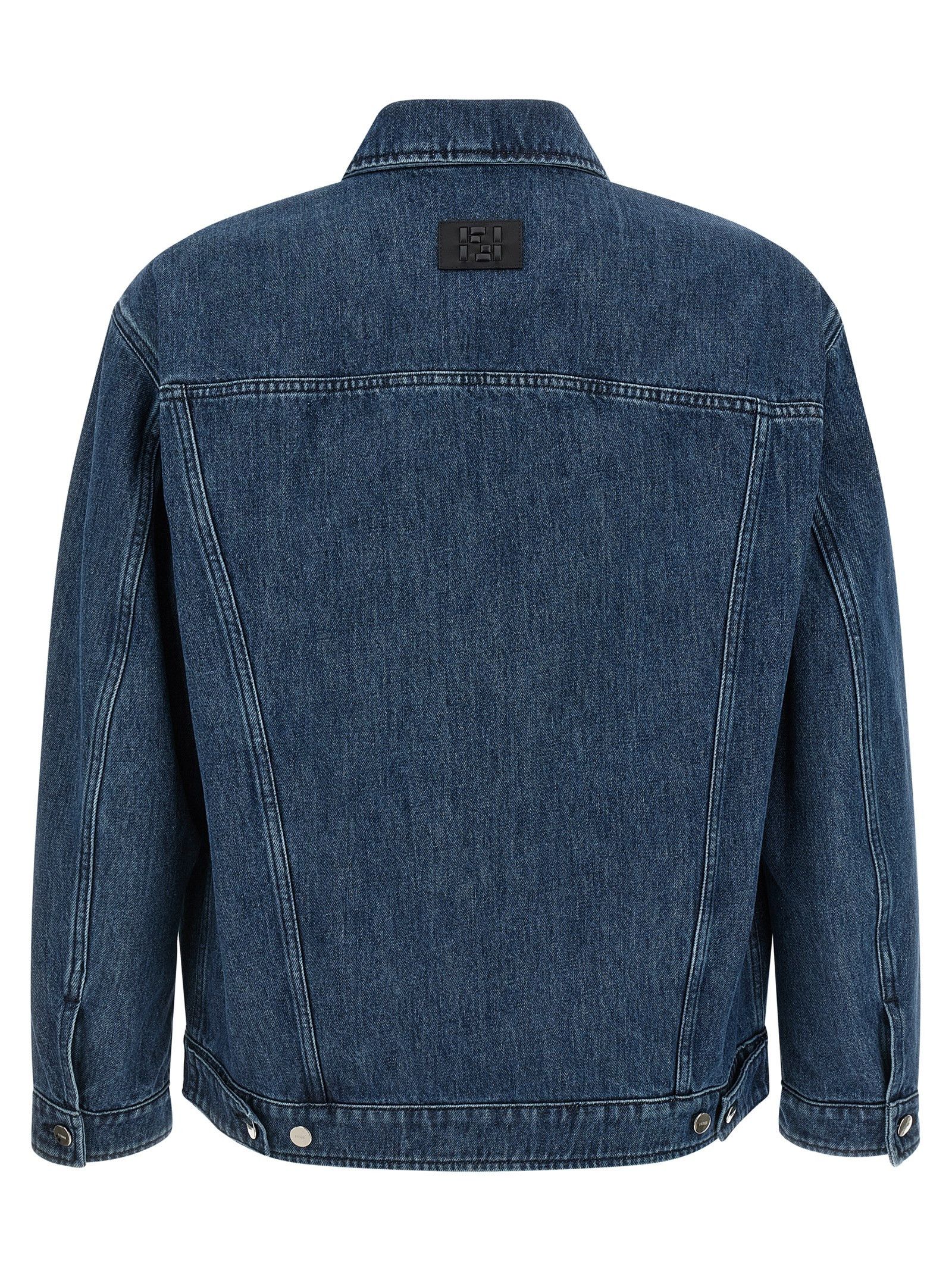 Fendi 'FF Selleria' denim jacket Size US L / EU 52-54 / 3 - 2 Thumbnail