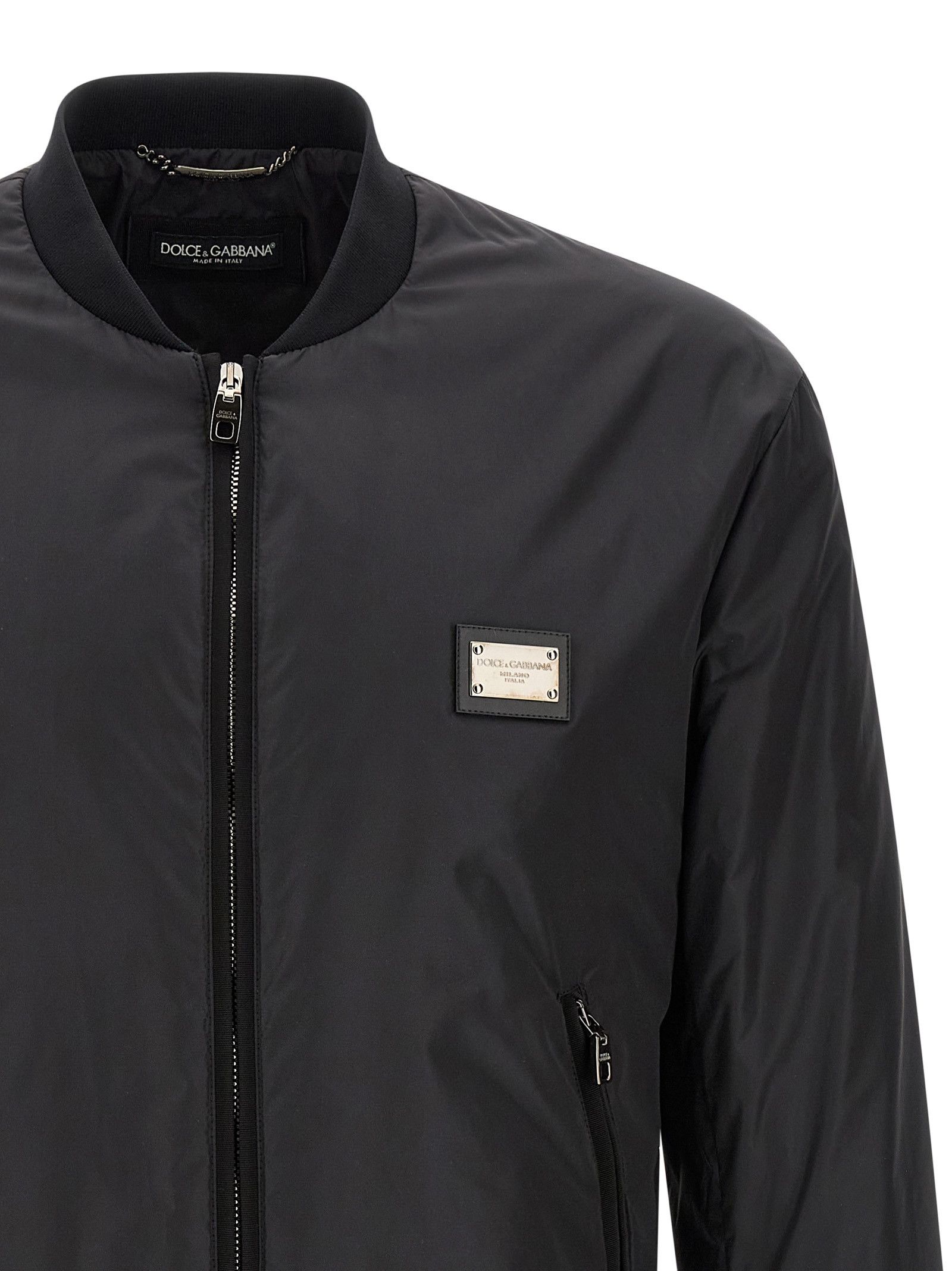 Dolce & Gabbana Logo plaque bomber jacket Size US M / EU 48-50 / 2 - 3 Thumbnail