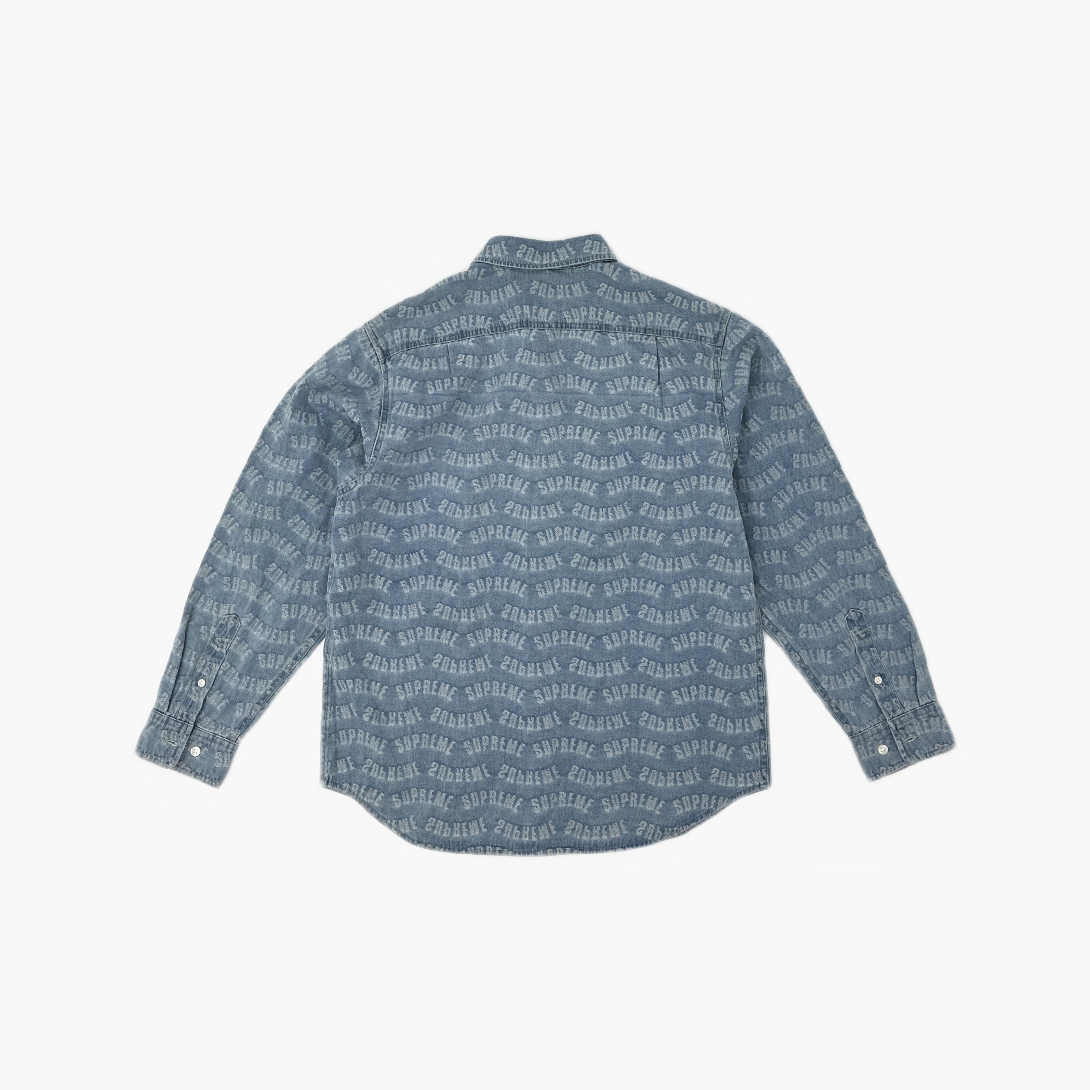 Supreme Supreme Arc Jacquard Denim Shirt Size S Size US S / EU 44-46 / 1 - 2 Thumbnail