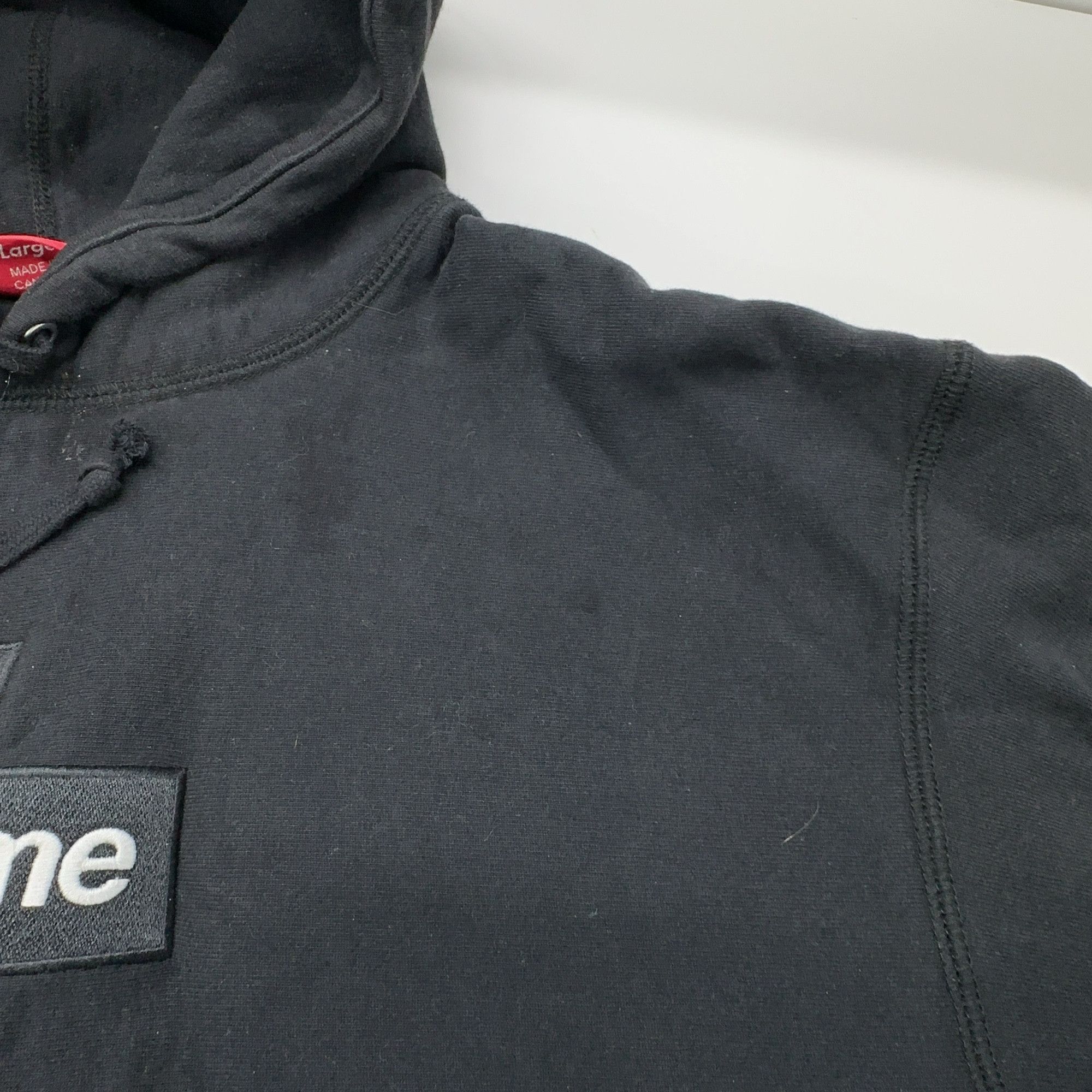 Supreme Supreme Cross Box Logo Hoodie Black Size L Size US L / EU 52-54 / 3 - 14 Thumbnail
