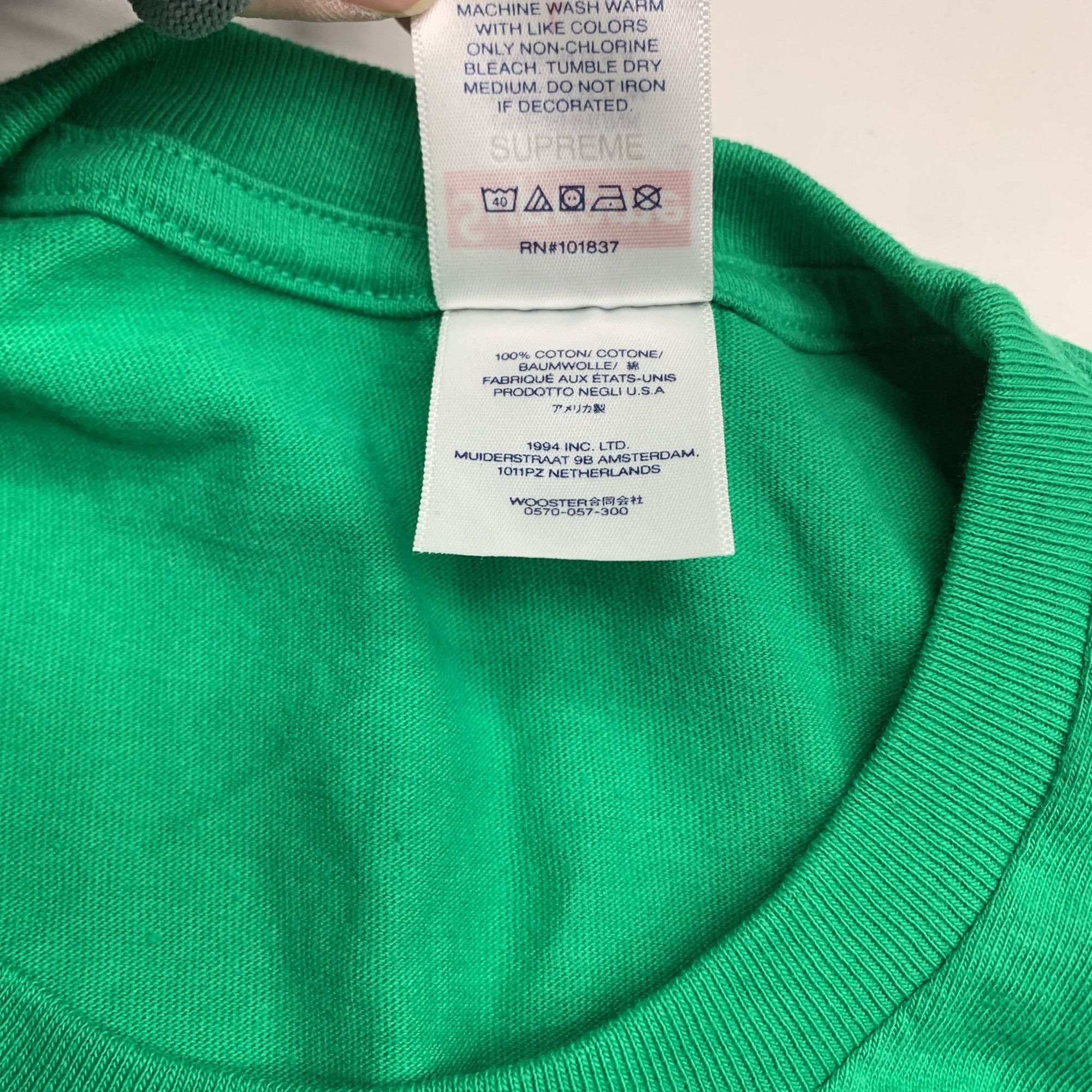 Supreme Supreme N.Y.C. Logo T-Shirt Size L Size US L / EU 52-54 / 3 - 6 Thumbnail