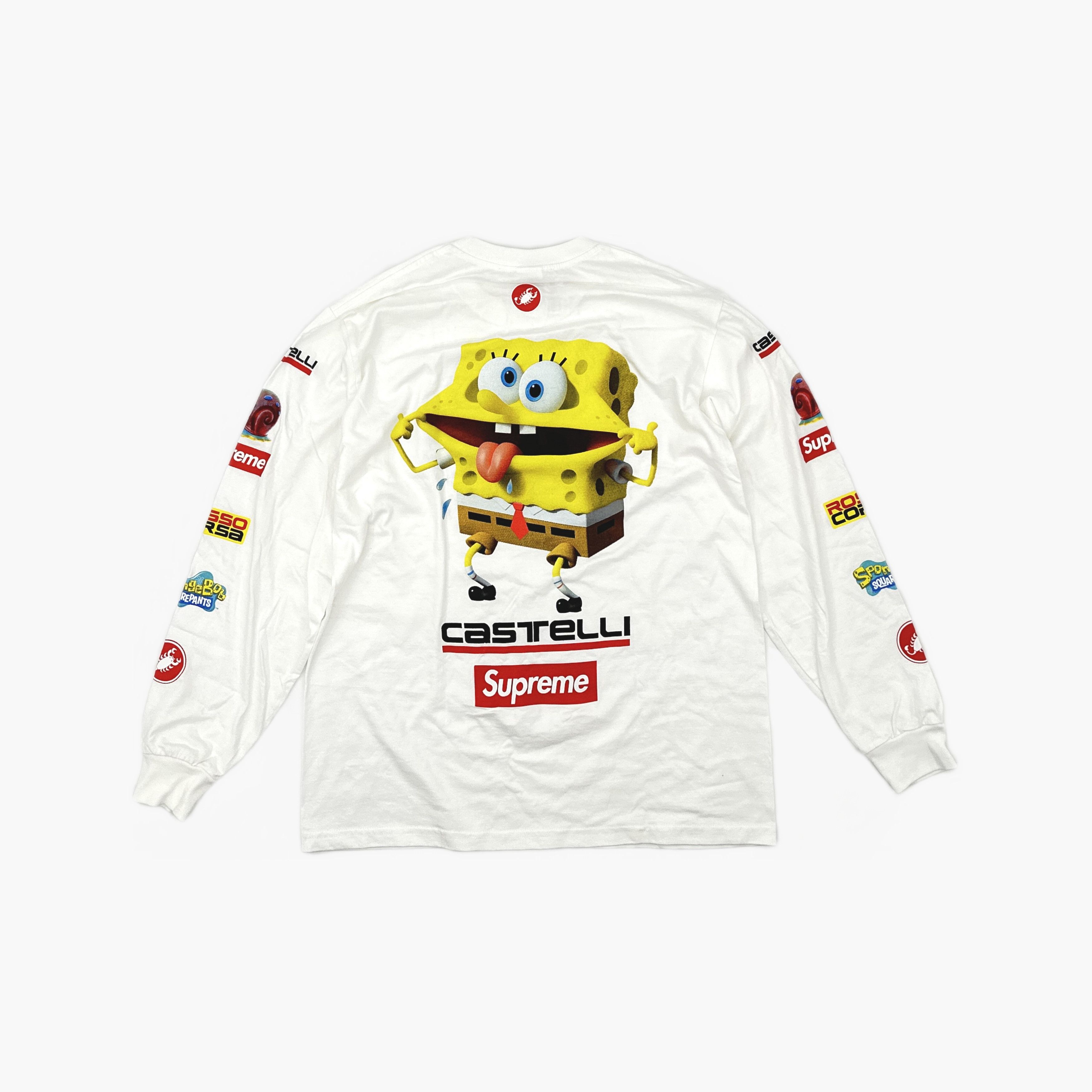Supreme Supreme x Spongebob Squarepants Racing Long Sleeve Tee M Size US M / EU 48-50 / 2 - 2 Thumbnail