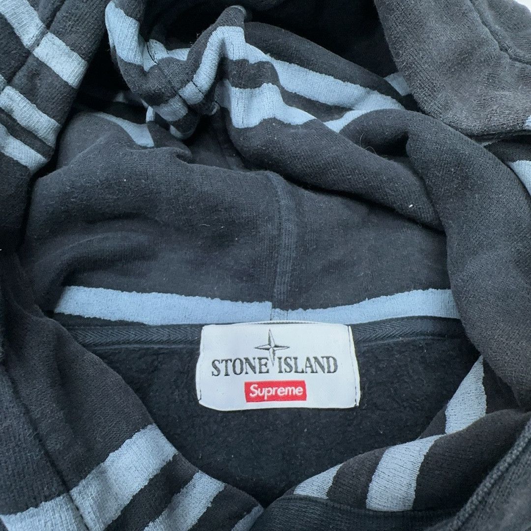 Stone Island × Supreme Supreme x Stone Island Warp Stripe Hoodie L Size US L / EU 52-54 / 3 - 3 Thumbnail