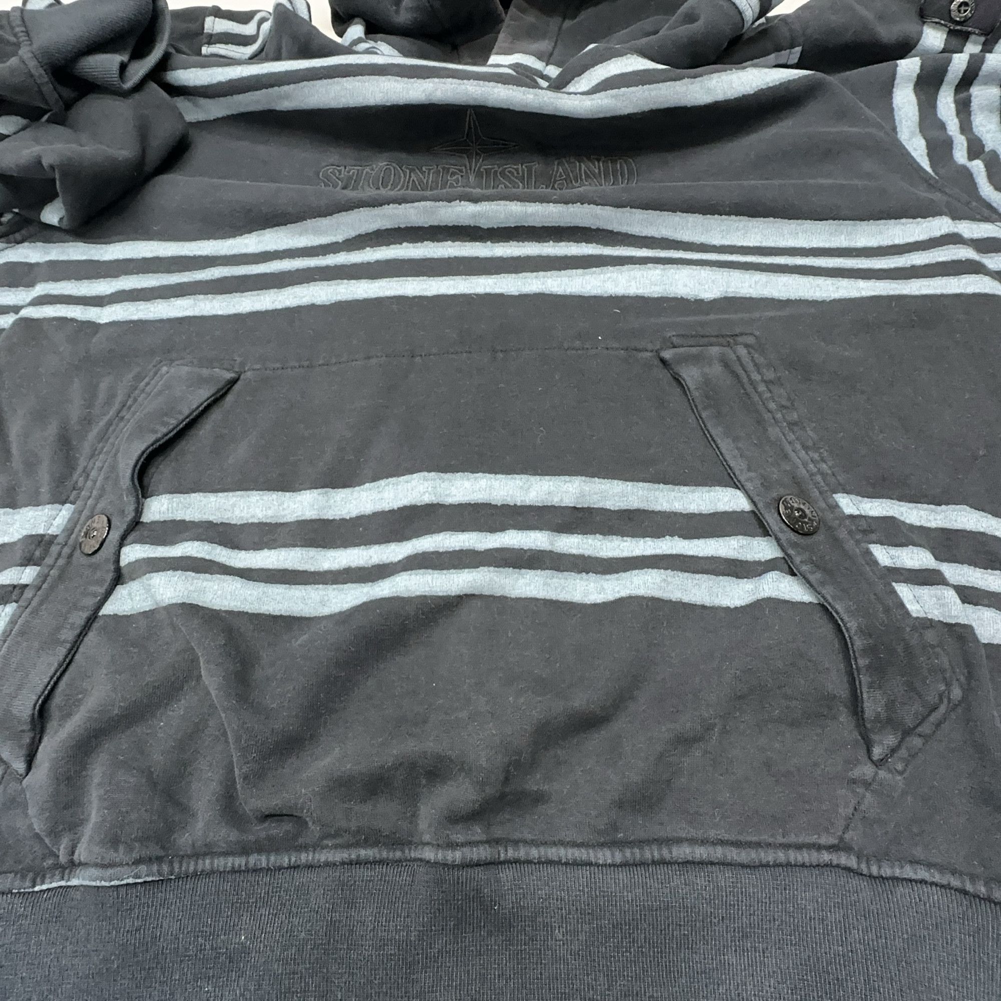 Stone Island × Supreme Supreme x Stone Island Warp Stripe Hoodie L Size US L / EU 52-54 / 3 - 6 Thumbnail