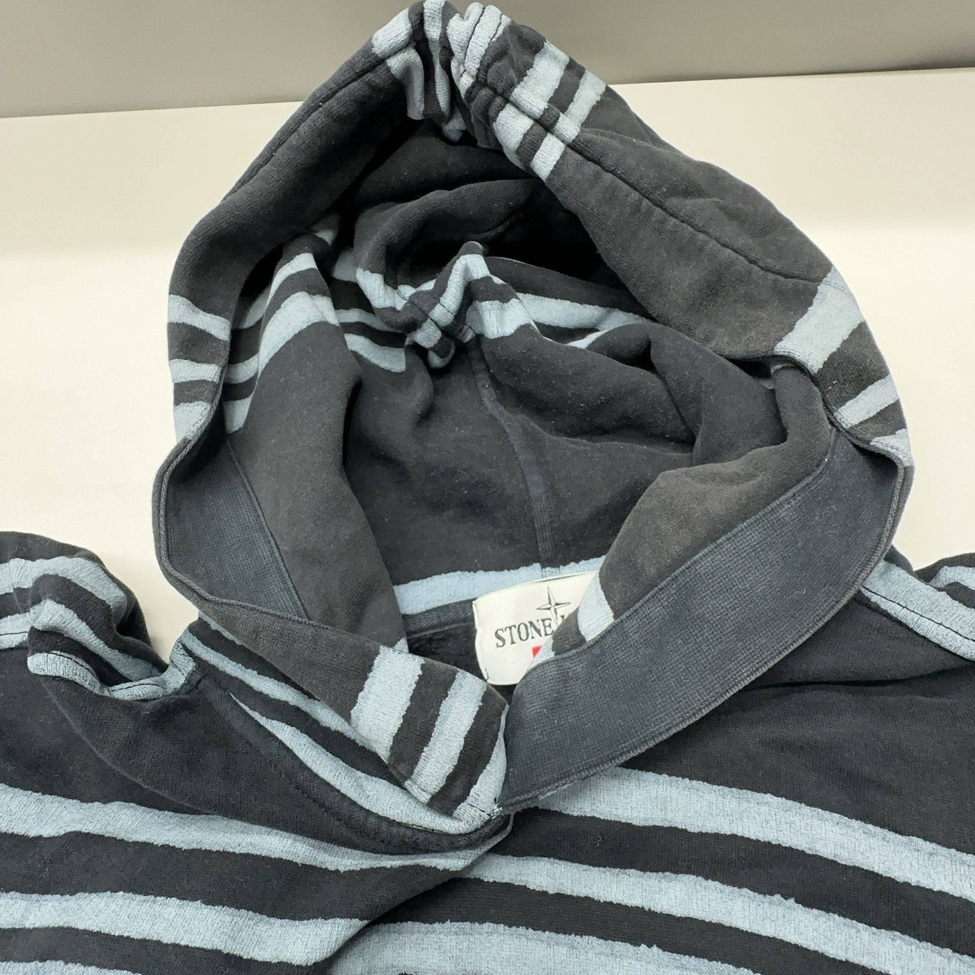Stone Island × Supreme Supreme x Stone Island Warp Stripe Hoodie L Size US L / EU 52-54 / 3 - 5 Thumbnail