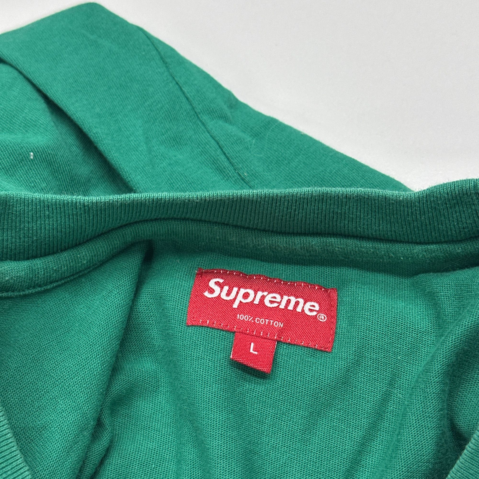 Supreme Supreme Rhinestone Logo T-Shirt Size L Size US L / EU 52-54 / 3 - 3 Thumbnail