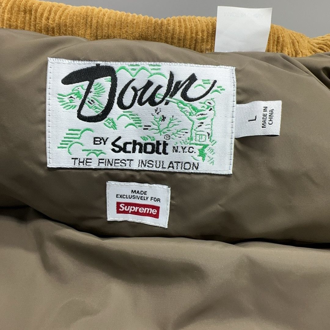 Supreme Supreme x Schott Canvas Down Trucker Jacket Size L Size US L / EU 52-54 / 3 - 3 Thumbnail