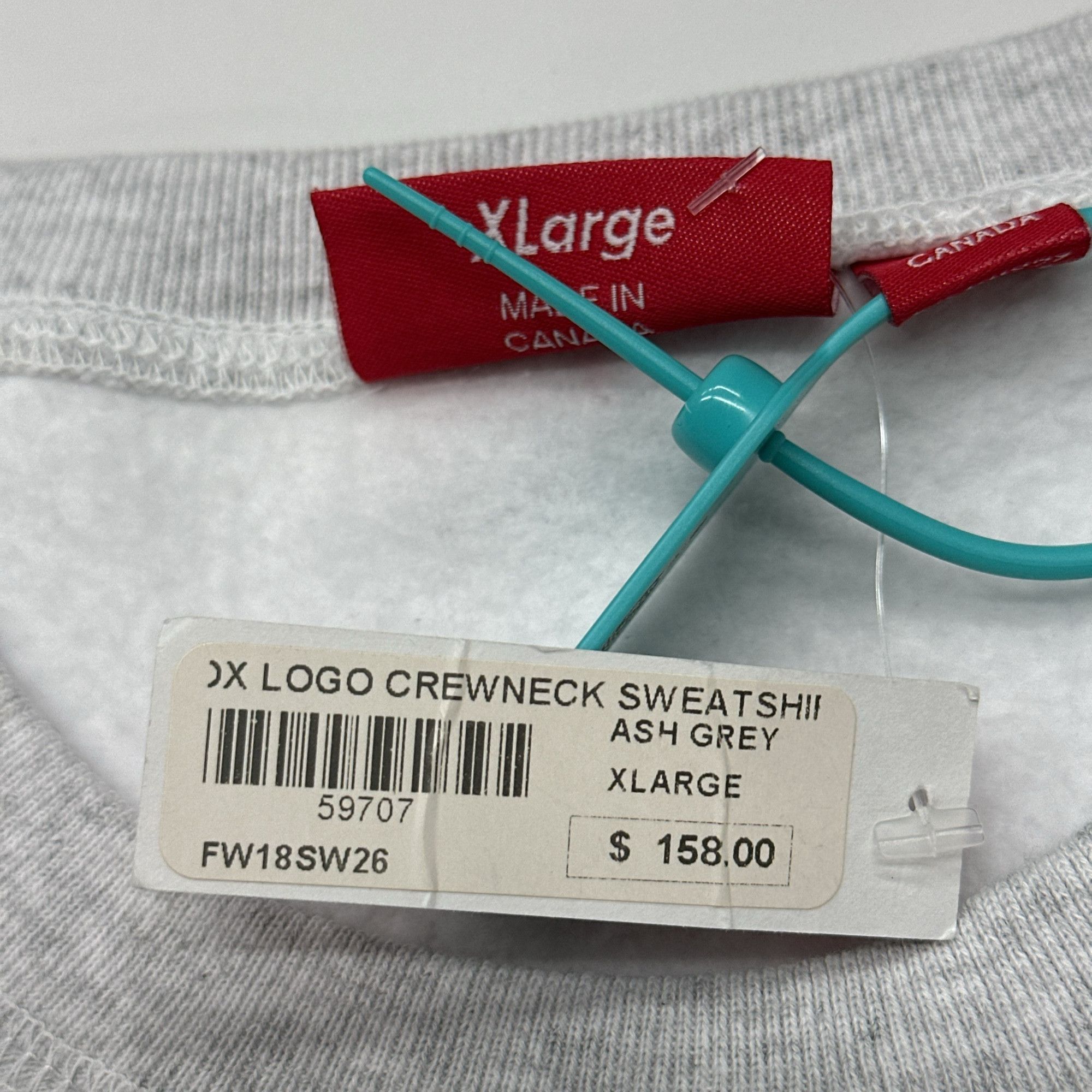 Supreme Supreme Box Logo Crewneck Ash Grey XL Size US XL / EU 56 / 4 - 5 Thumbnail