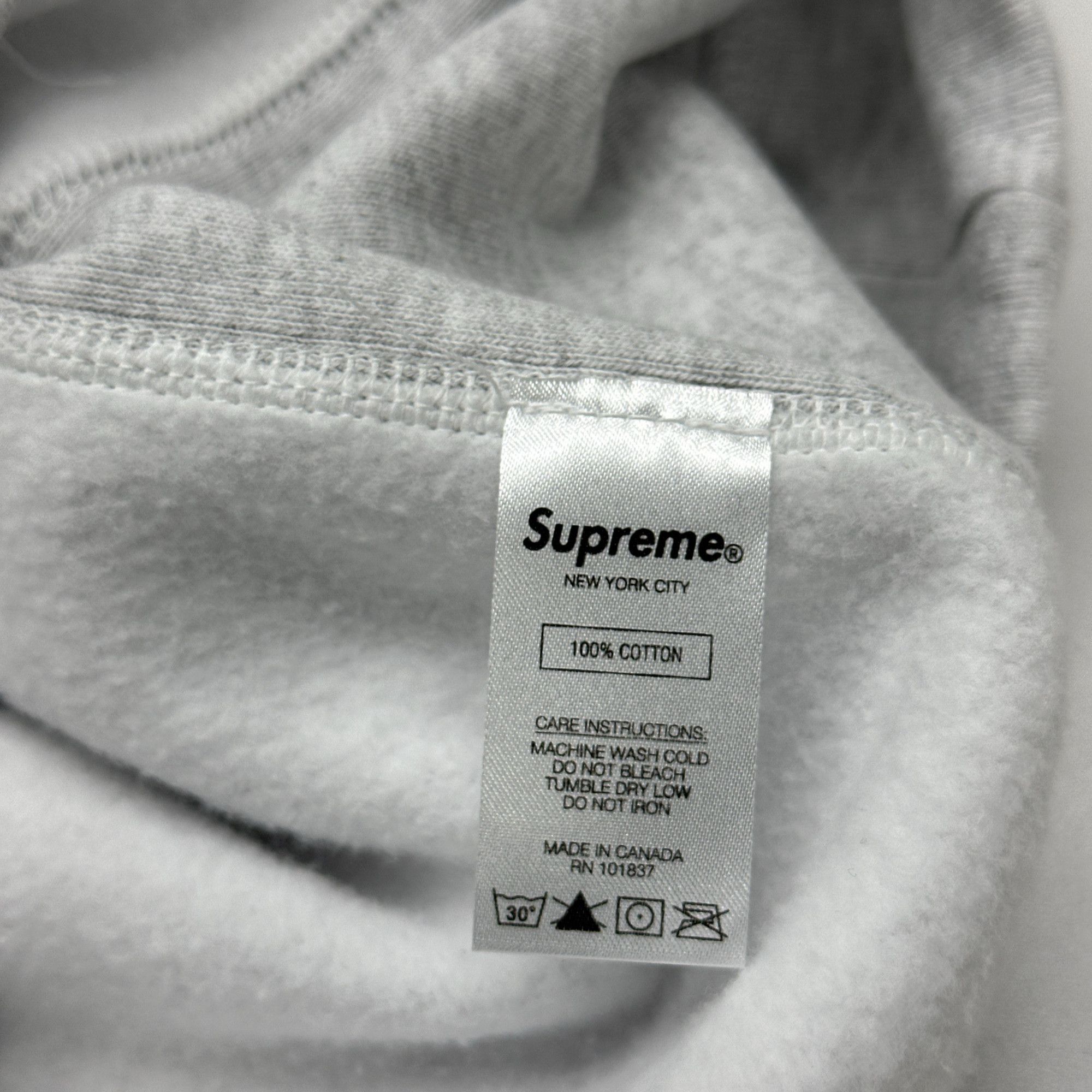 Supreme Supreme Box Logo Crewneck Ash Grey XL Size US XL / EU 56 / 4 - 6 Thumbnail