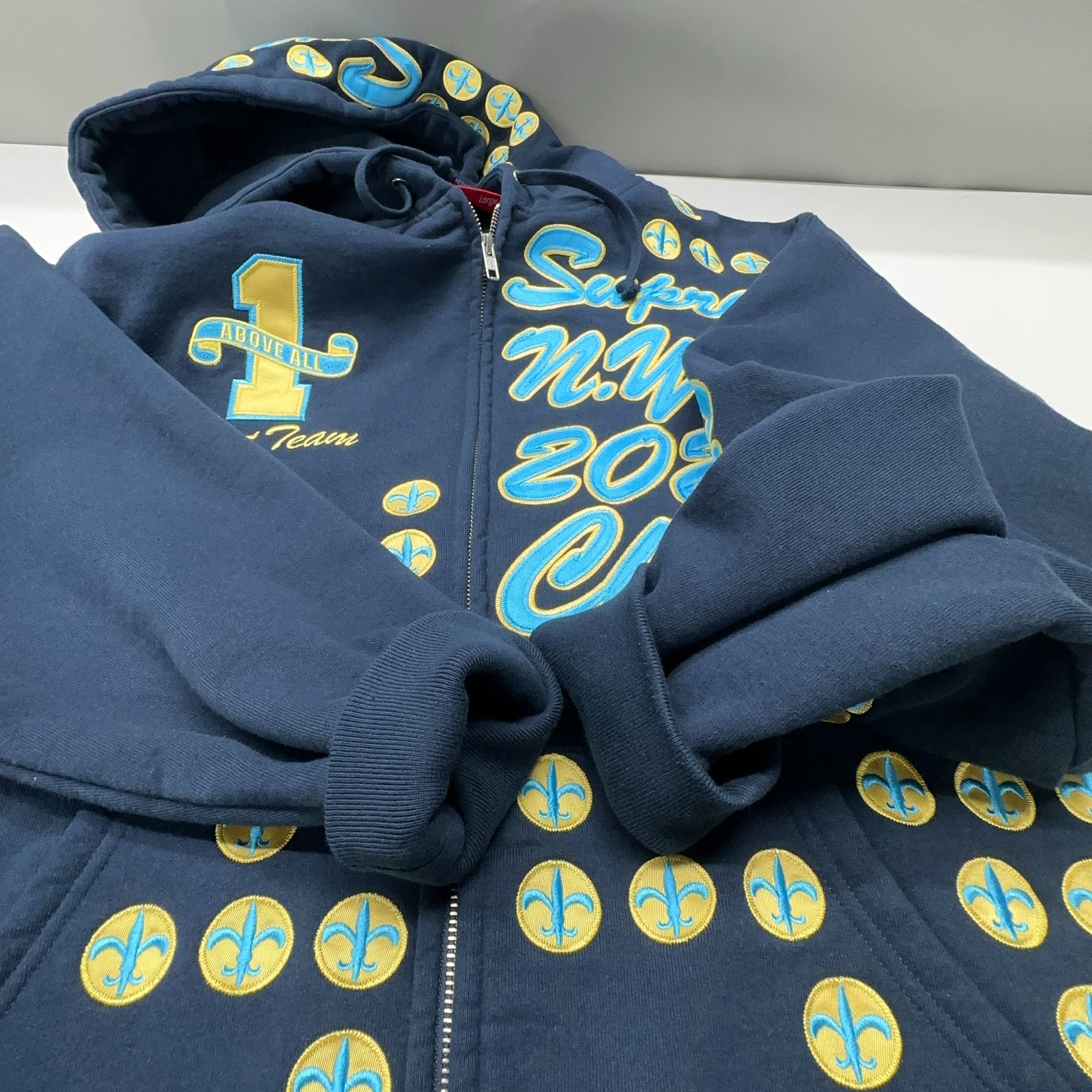 Supreme Supreme League Champs Zip Up Hoodie Size L Size US L / EU 52-54 / 3 - 5 Thumbnail