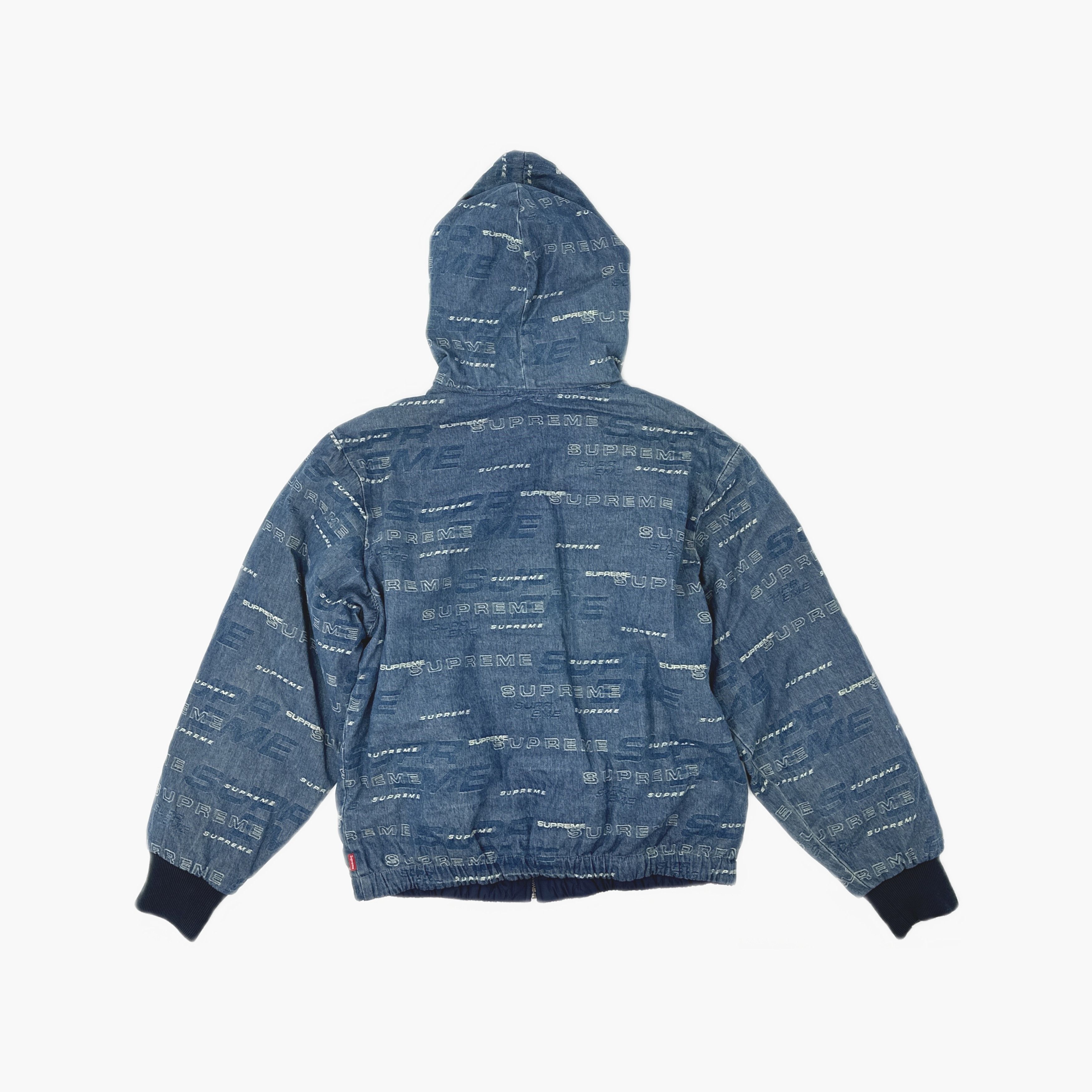 Supreme Supreme Reversible Dimensions Logo Denim Jacket Size S Size US S / EU 44-46 / 1 - 6 Thumbnail