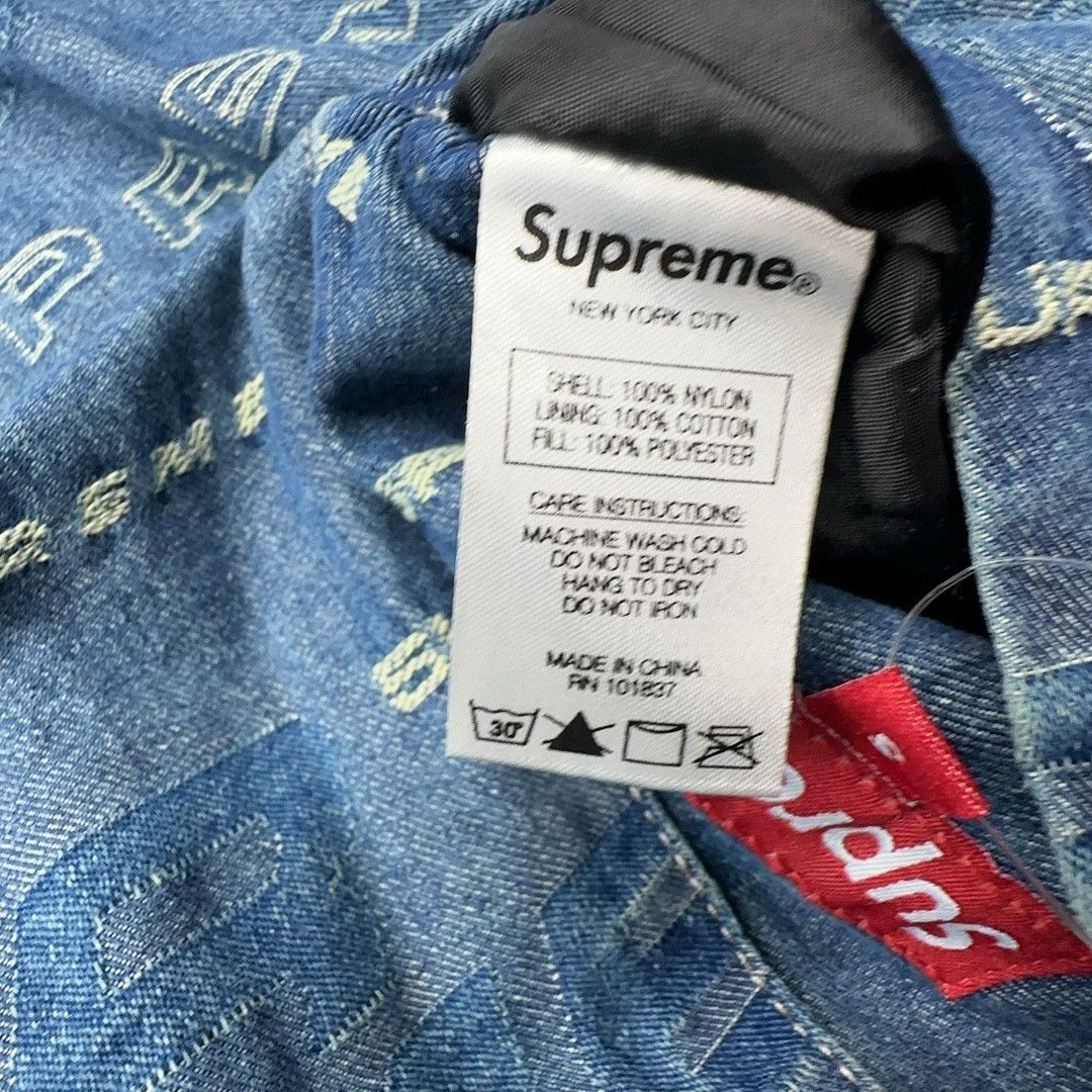 Supreme Supreme Reversible Dimensions Logo Denim Jacket Size S Size US S / EU 44-46 / 1 - 11 Thumbnail