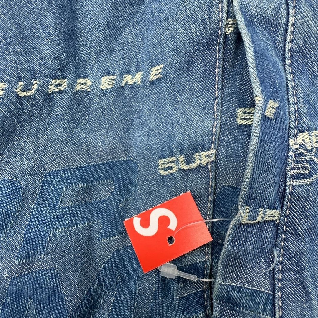 Supreme Supreme Reversible Dimensions Logo Denim Jacket Size S Size US S / EU 44-46 / 1 - 14 Thumbnail