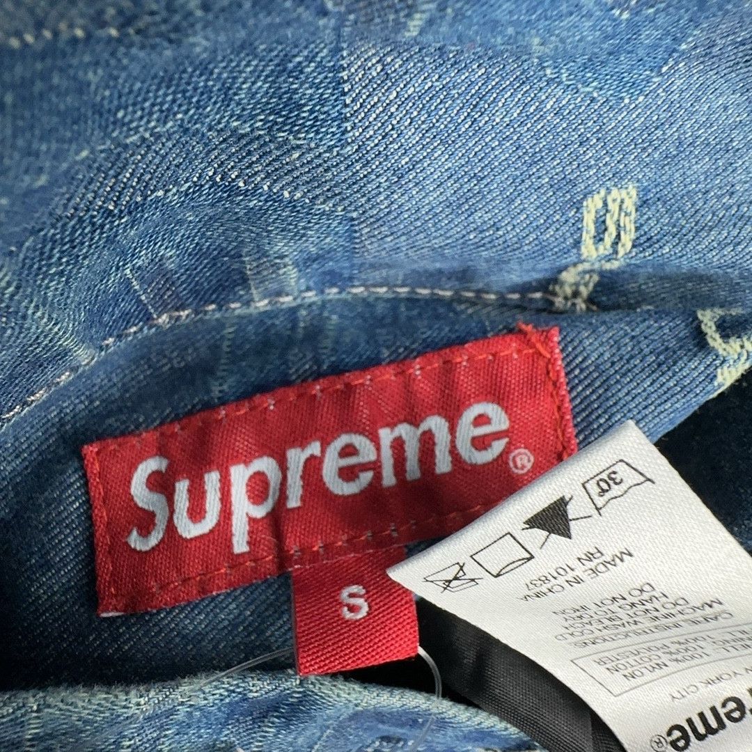 Supreme Supreme Reversible Dimensions Logo Denim Jacket Size S Size US S / EU 44-46 / 1 - 12 Thumbnail