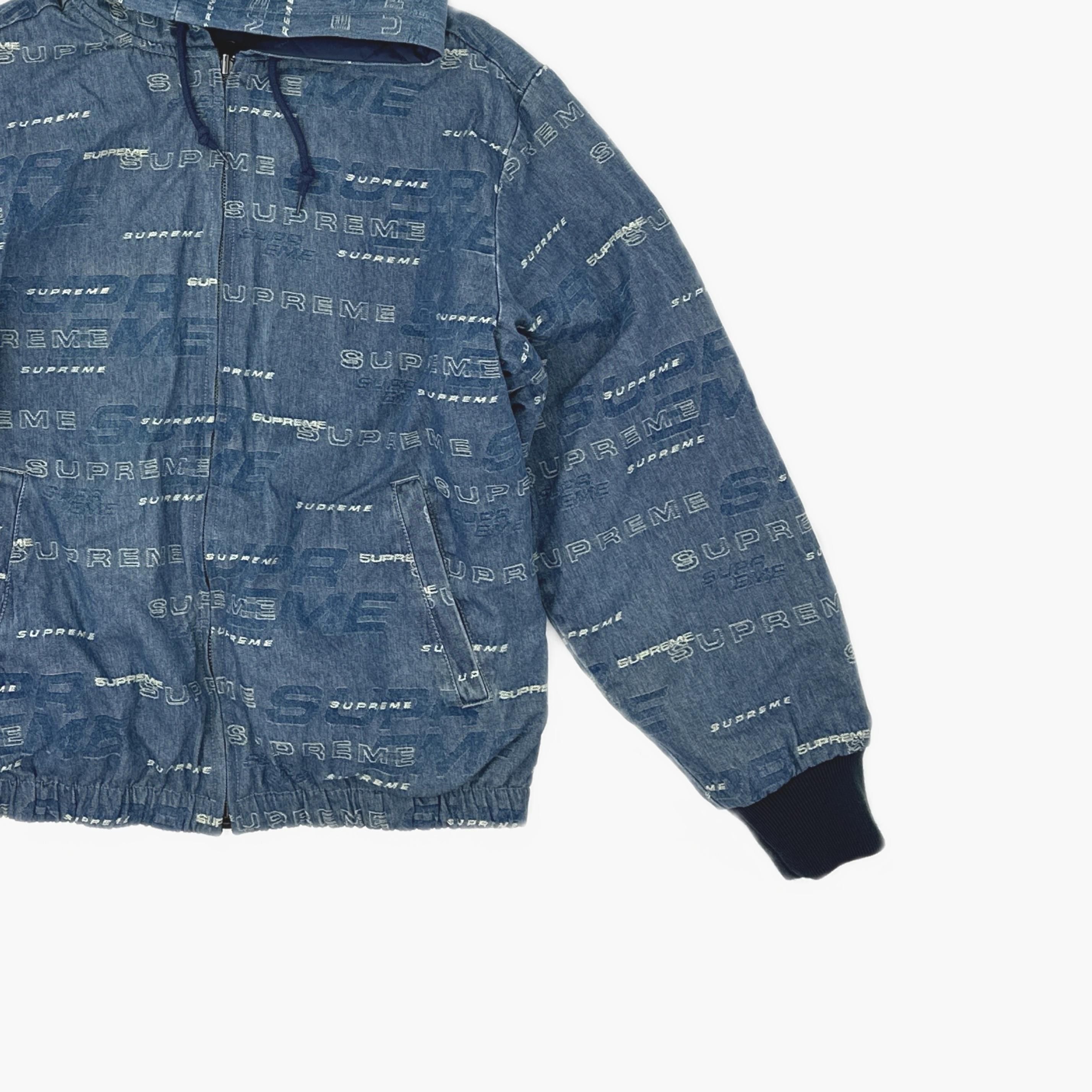 Supreme Supreme Reversible Dimensions Logo Denim Jacket Size S Size US S / EU 44-46 / 1 - 10 Thumbnail