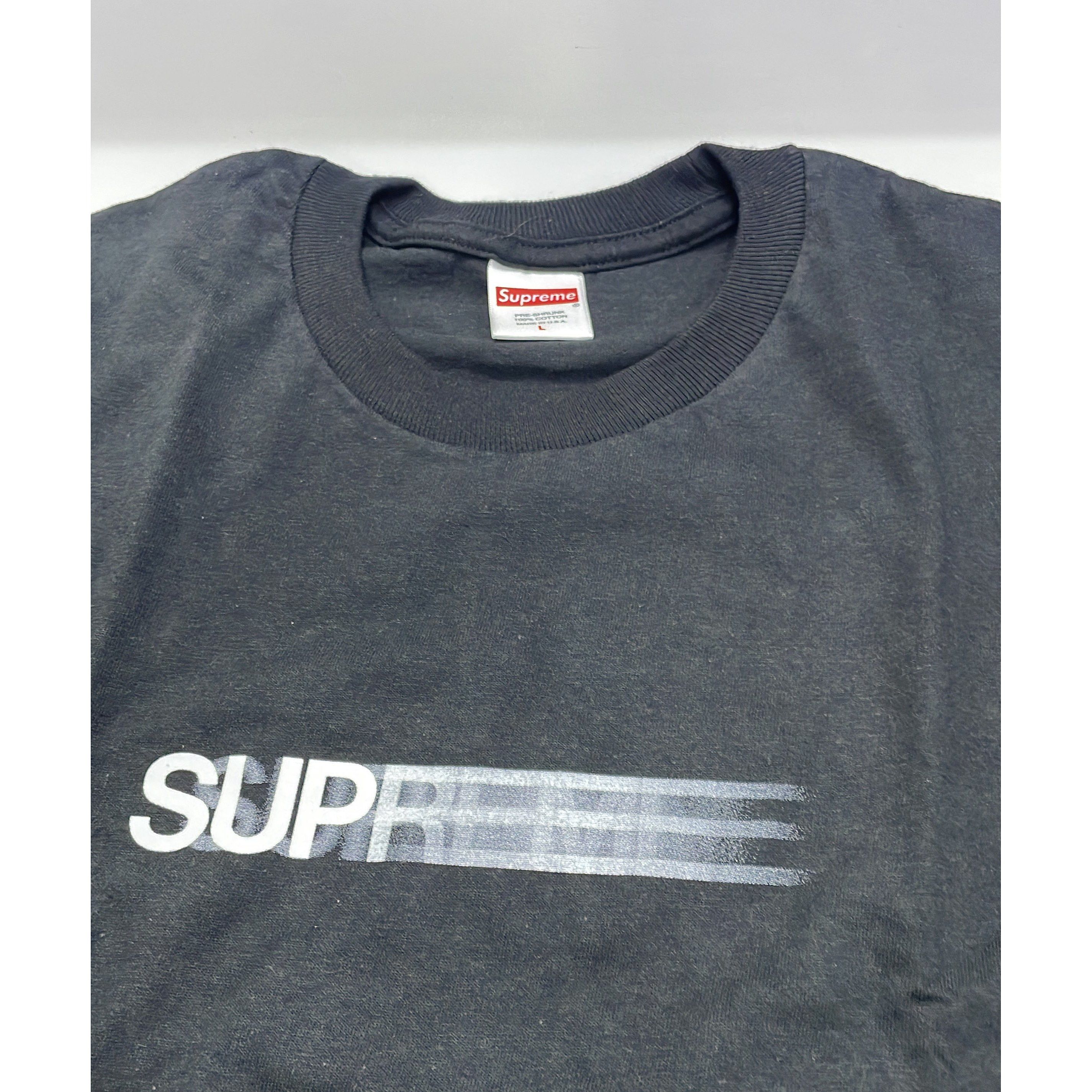 Supreme Supreme Motion Logo T-Shirt Black Size L Size US L / EU 52-54 / 3 - 6 Thumbnail