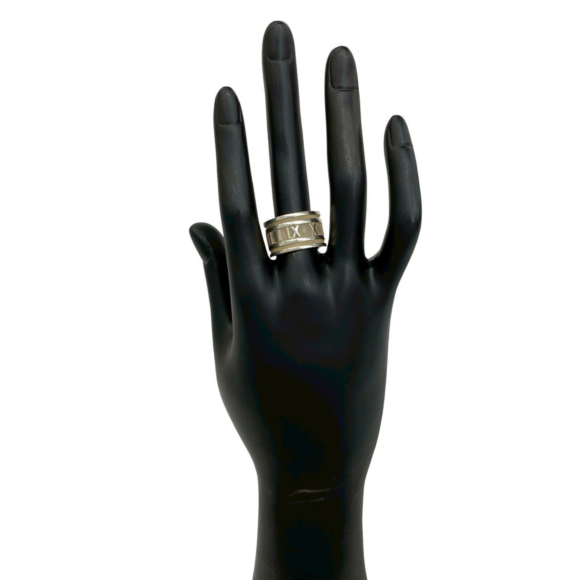 Tiffany & Co. TIFFANY&Co. Tiffany Wide Atlas Ring, Sterling Silver 925, Accessory, Silver, Item Number 27972 Size ONE SIZE - 2 Thumbnail