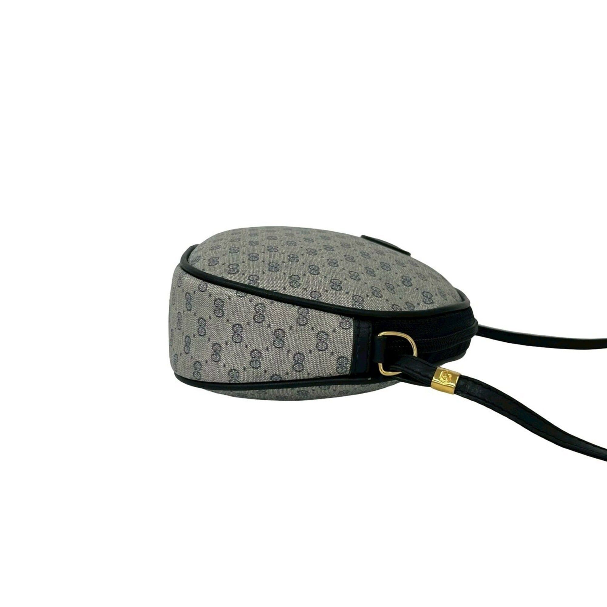 Gucci GUCCI Vintage Micro GG Logo Leather Mini Shoulder Bag/Pouch, Navy, 35898 Size ONE SIZE - 6 Thumbnail