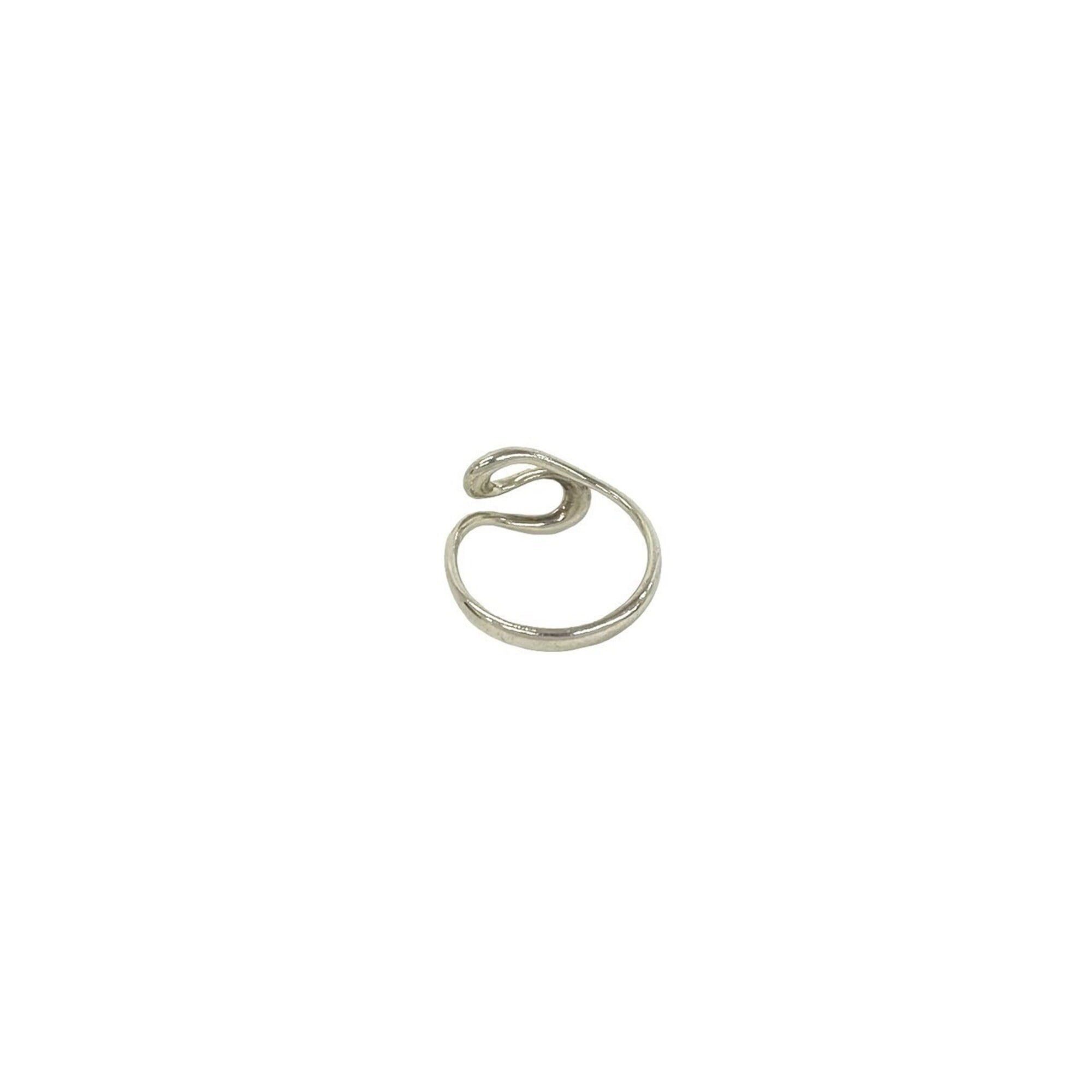 Tiffany & Co. TIFFANY&Co. Tiffany Open Wave Ring, Sterling Silver 925, Men's and Women's Accessory, Silver, b0150 Size ONE SIZE - 6 Thumbnail