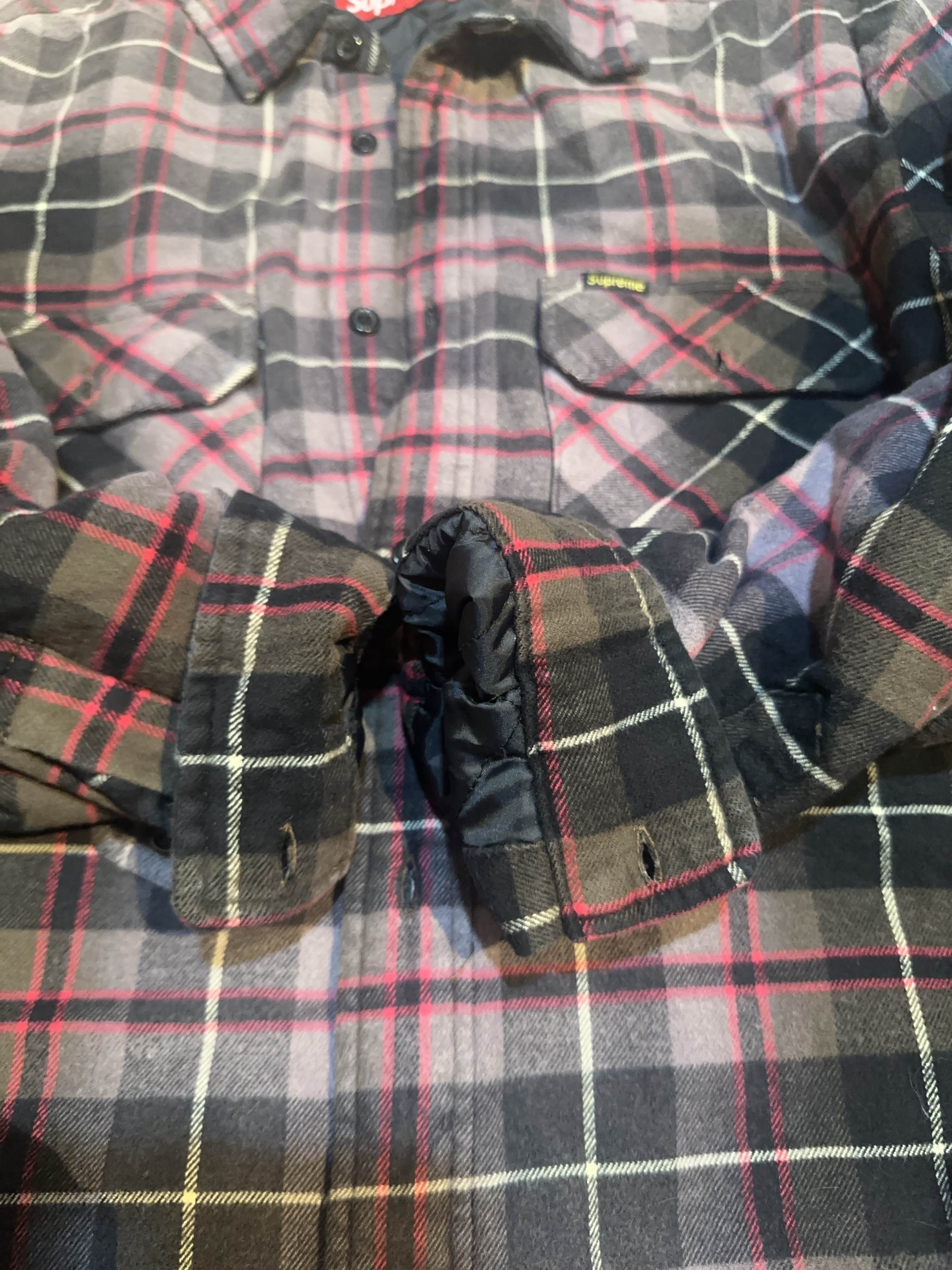 Supreme Supreme Plaid Quilted Shirt Size M Size US M / EU 48-50 / 2 - 5 Thumbnail