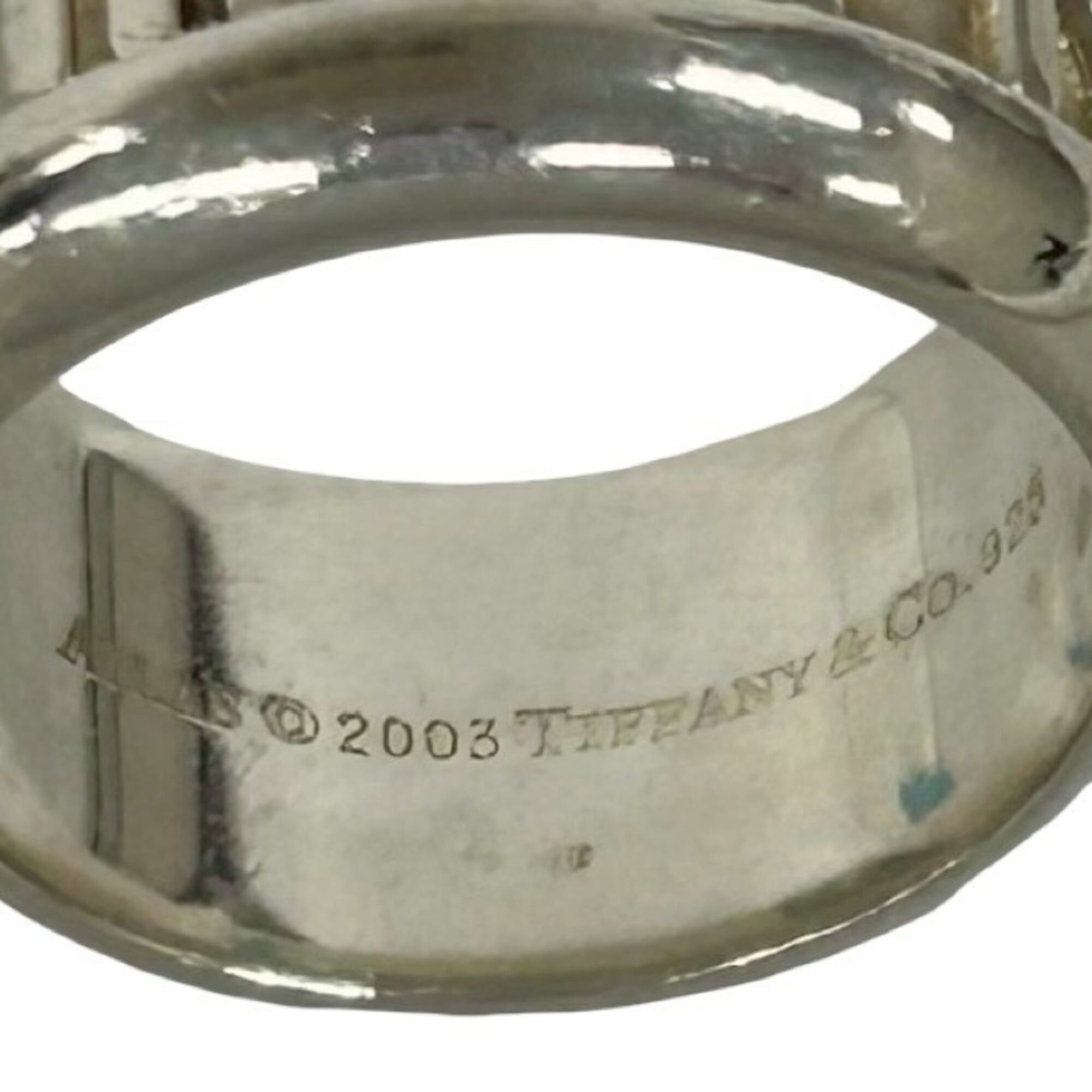 Tiffany & Co. TIFFANY&Co. Tiffany Atlas Ring, Sterling Silver 925, Women's/Men's Accessory, Silver, 084-2 Size ONE SIZE - 3 Thumbnail
