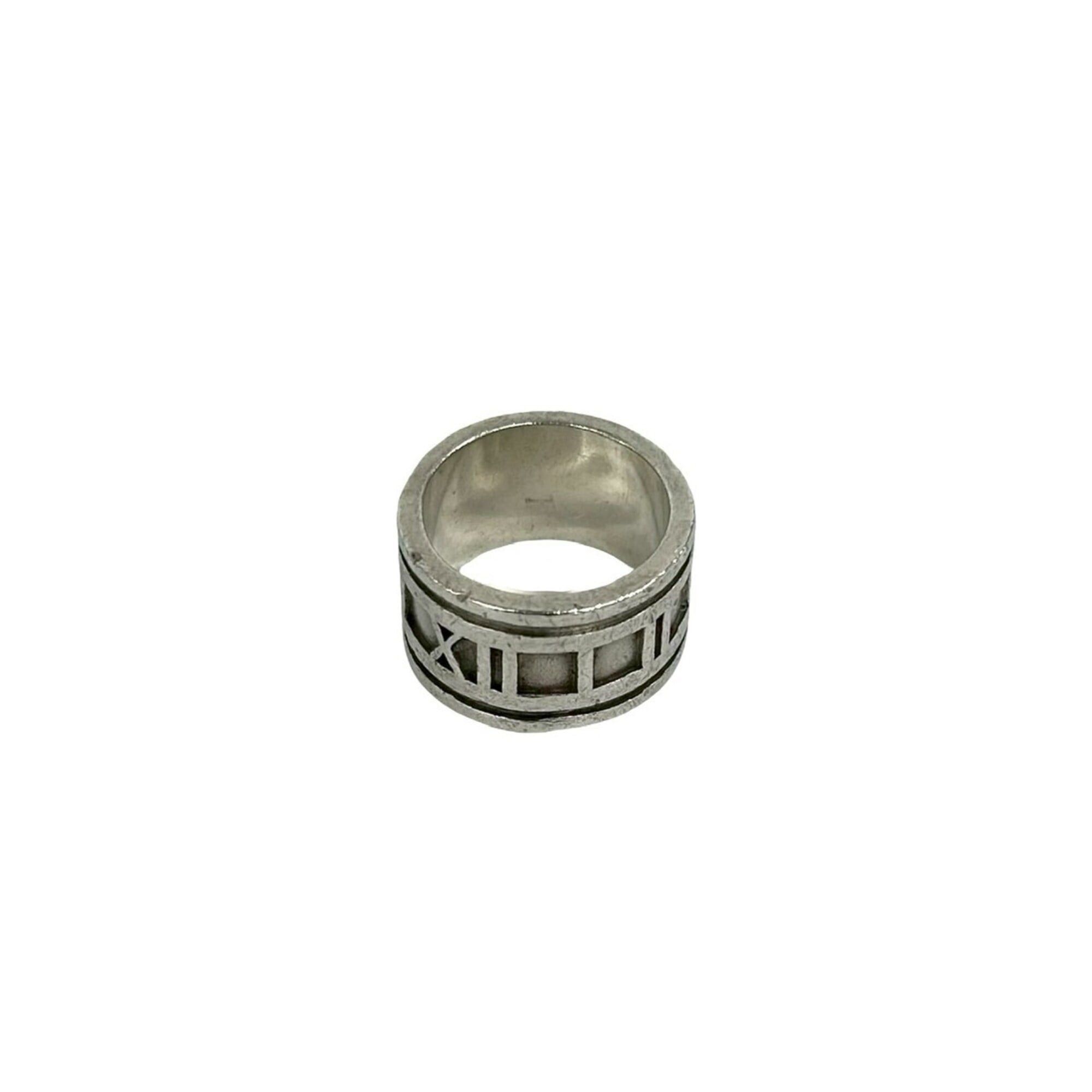 Tiffany & Co. TIFFANY&Co. Tiffany Wide Atlas Ring, Sterling Silver 925, Accessory, Silver, Item Number 26095 Size ONE SIZE - 6 Thumbnail