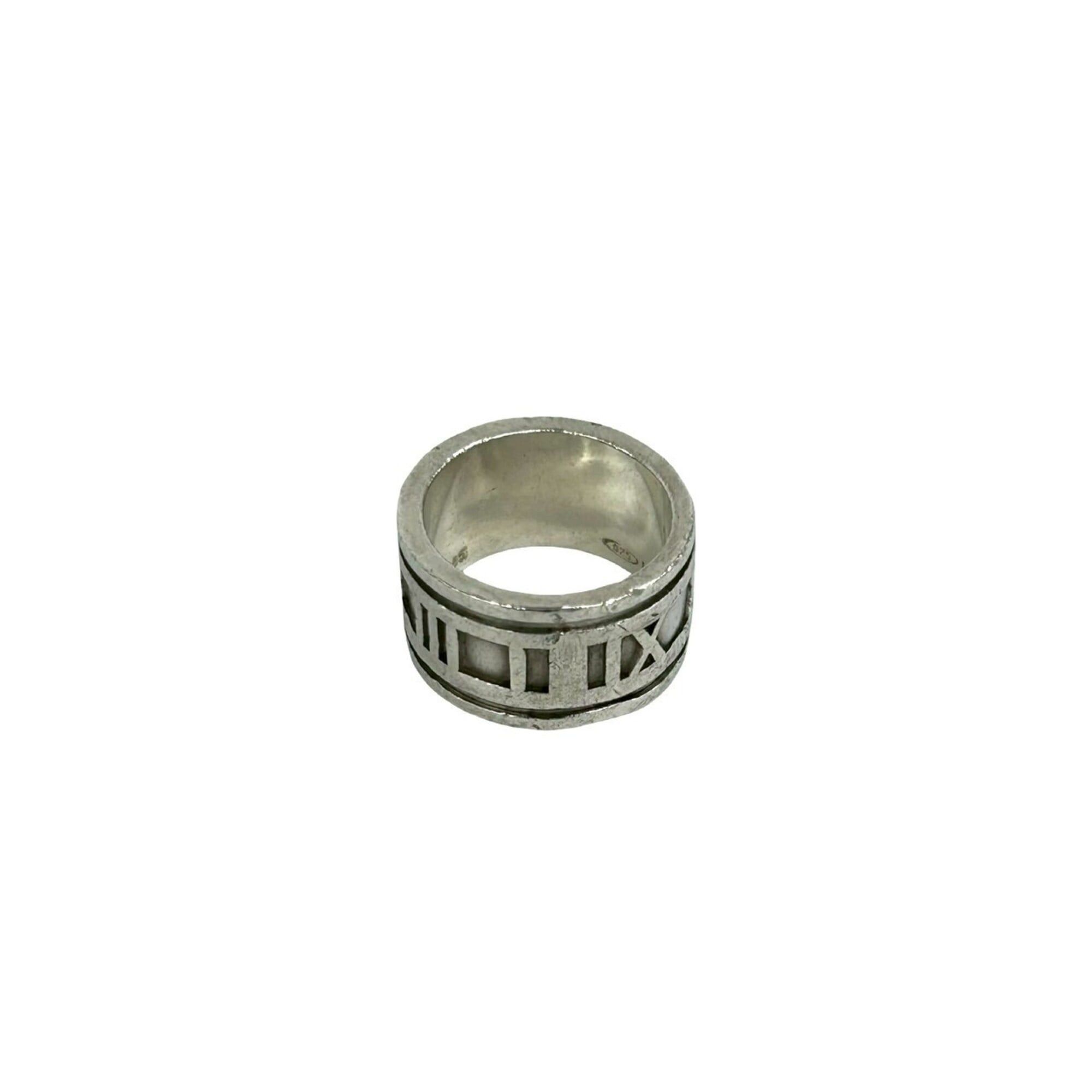 Tiffany & Co. TIFFANY&Co. Tiffany Wide Atlas Ring, Sterling Silver 925, Accessory, Silver, Item Number 26095 Size ONE SIZE - 5 Thumbnail