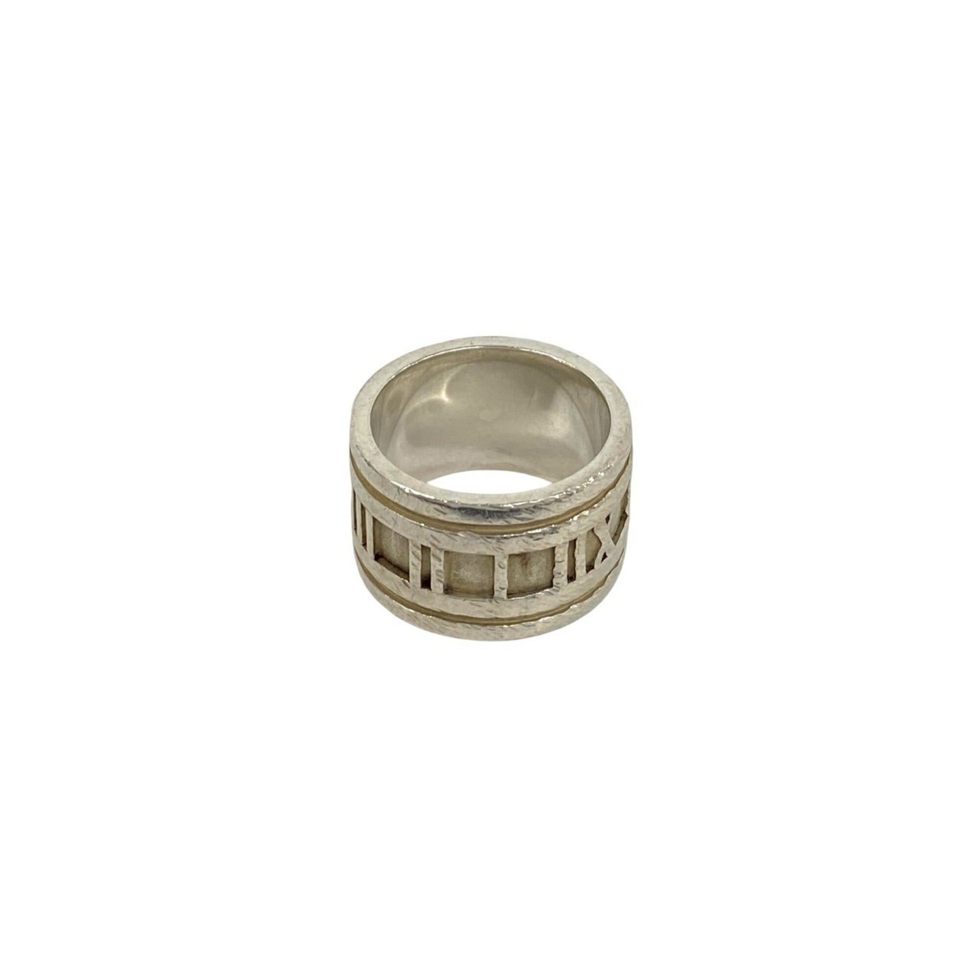 Tiffany & Co. TIFFANY&Co. Tiffany Wide Atlas Ring, Sterling Silver 925, Accessory, Silver, 28159 Size ONE SIZE - 4 Thumbnail