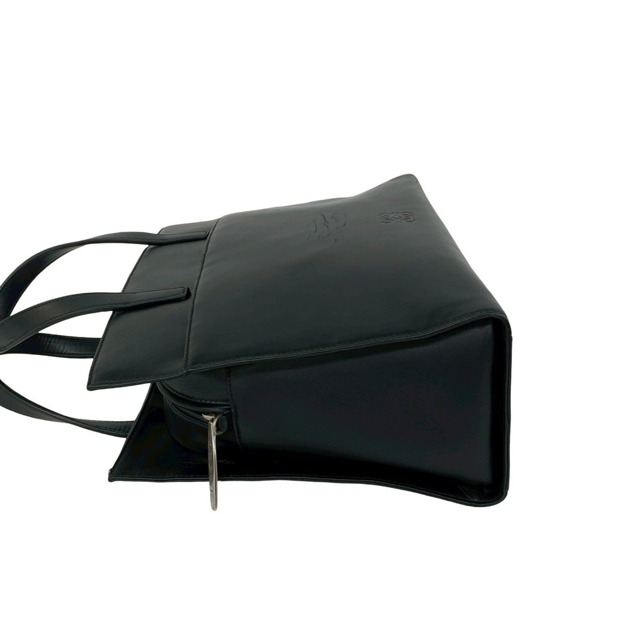 Loewe LOEWE Anagram Logo Nappa Leather 2-Way Handbag Mini Tote Bag Shoulder Black 27741 Size ONE SIZE - 5 Thumbnail