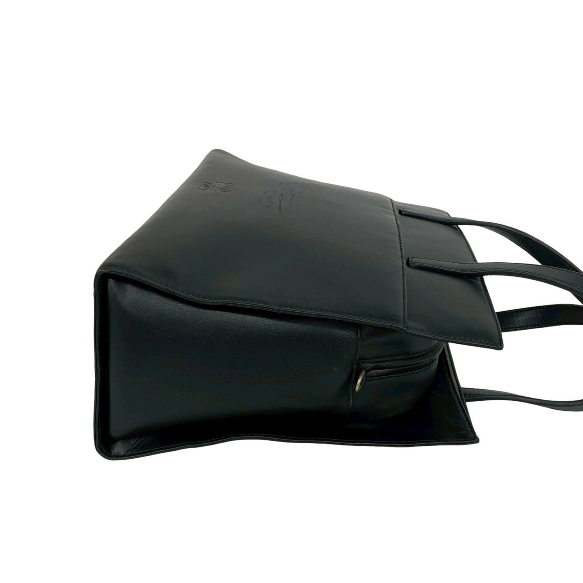 Loewe LOEWE Anagram Logo Nappa Leather 2-Way Handbag Mini Tote Bag Shoulder Black 27741 Size ONE SIZE - 6 Thumbnail
