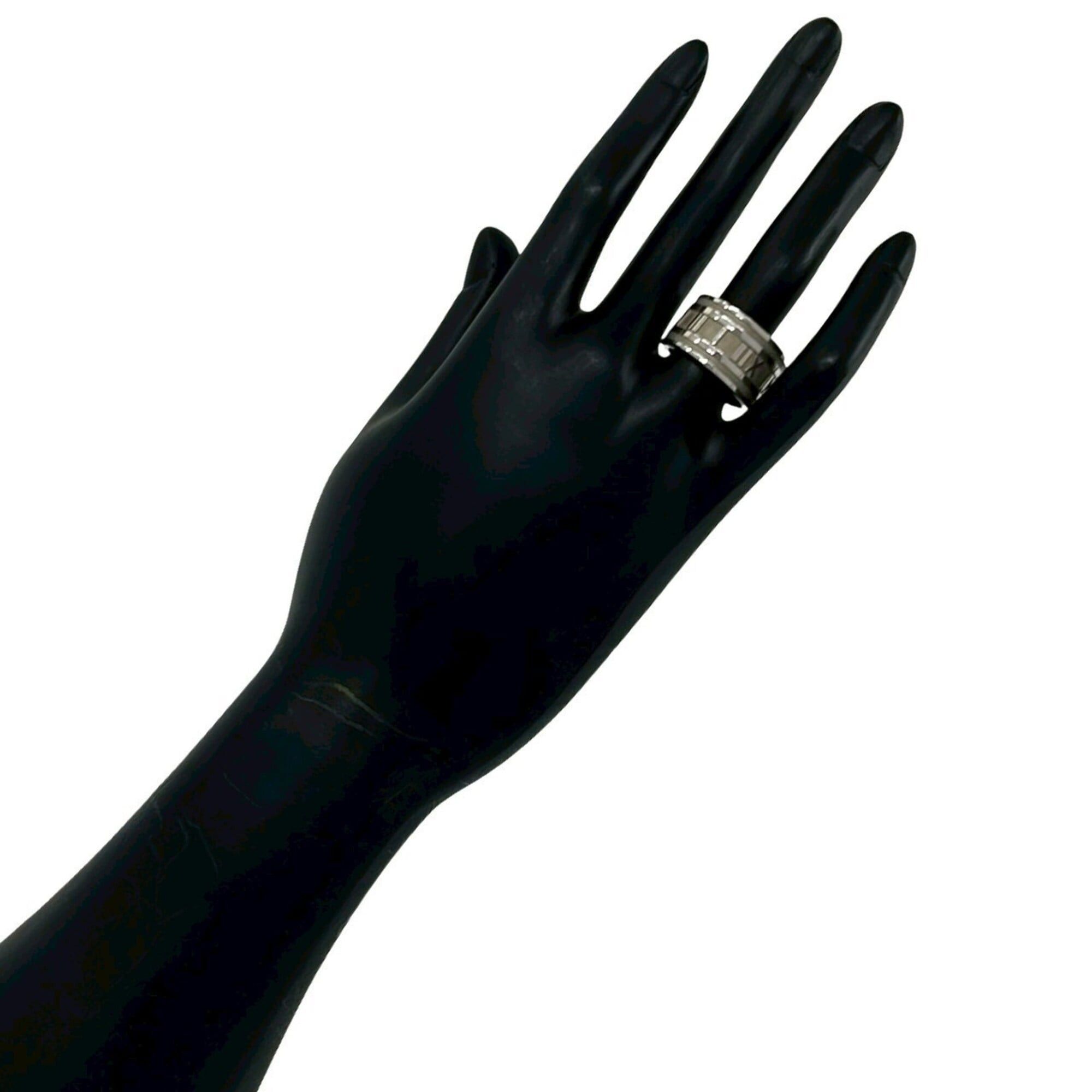 Tiffany & Co. TIFFANY&Co. Tiffany Wide Atlas Ring, Sterling Silver 925, Men's and Women's Accessory, Silver, 82754 Size ONE SIZE - 2 Thumbnail