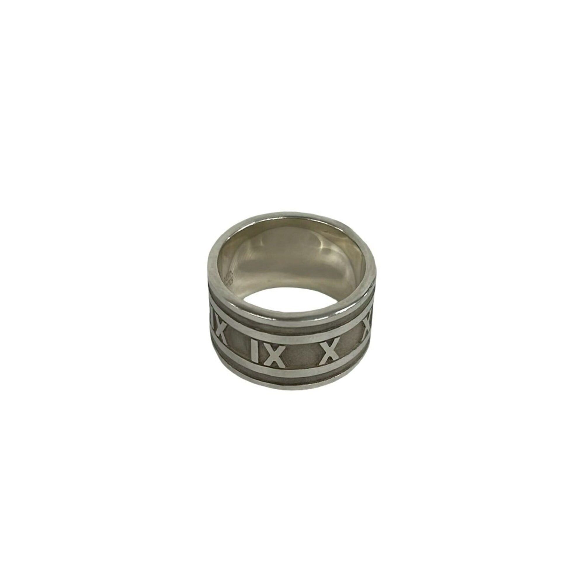 Tiffany & Co. TIFFANY&Co. Tiffany Wide Atlas Ring, Sterling Silver 925, Men's and Women's Accessory, Silver, 82754 Size ONE SIZE - 5 Thumbnail