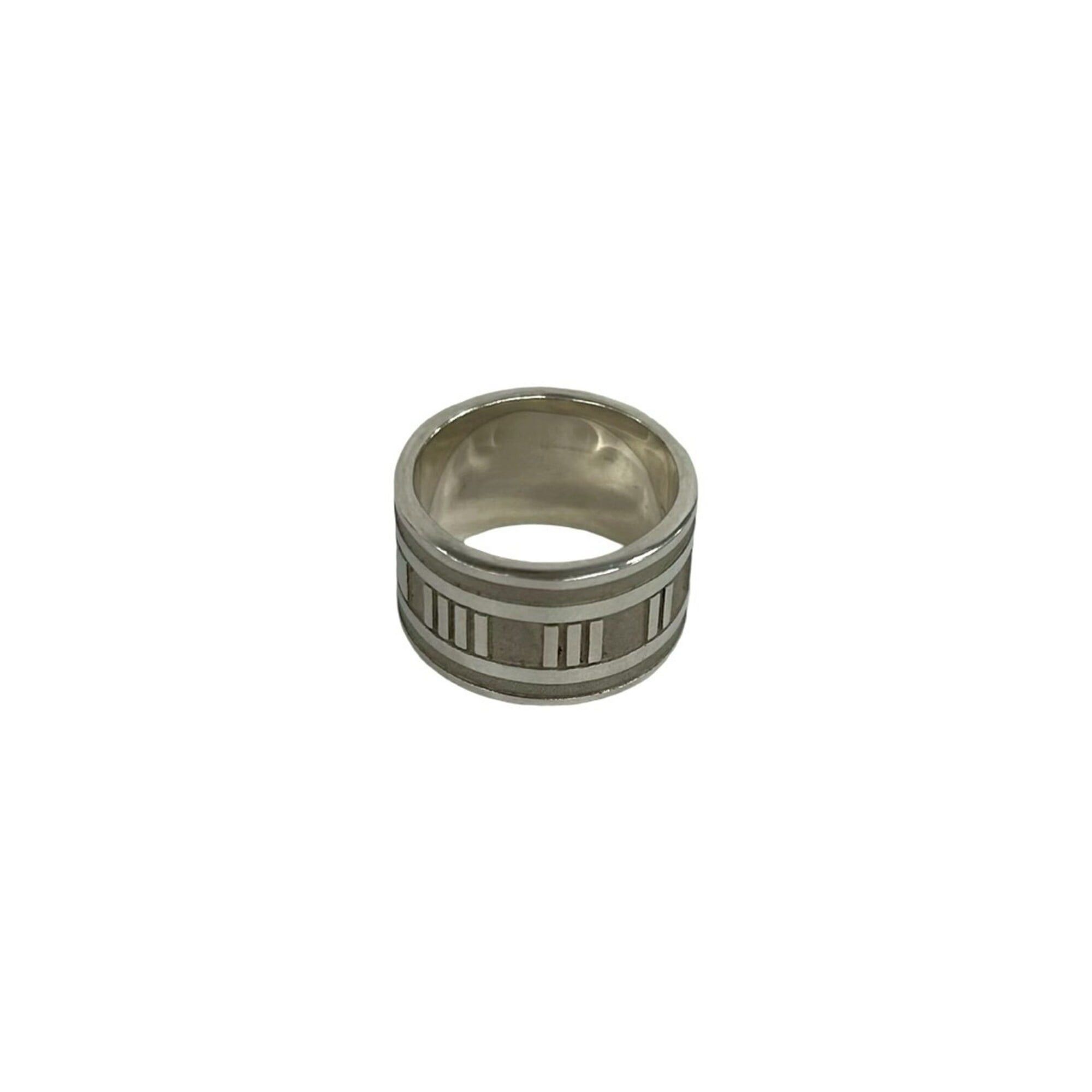 Tiffany & Co. TIFFANY&Co. Tiffany Wide Atlas Ring, Sterling Silver 925, Men's and Women's Accessory, Silver, 82754 Size ONE SIZE - 4 Thumbnail
