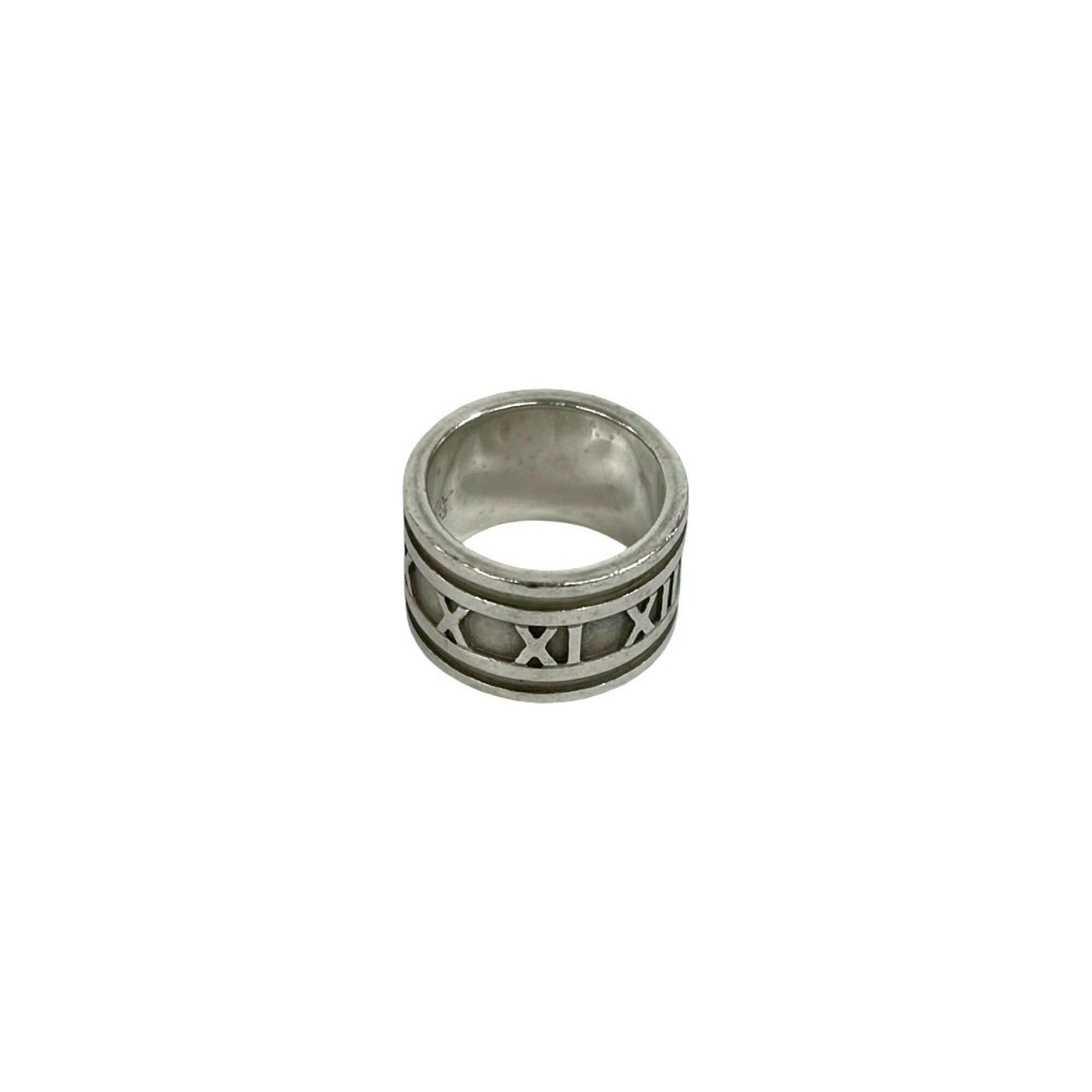 Tiffany & Co. TIFFANY&Co. Tiffany Wide Atlas Ring, Sterling Silver 925, Accessory, Silver, Item Number 27923 Size ONE SIZE - 5 Thumbnail