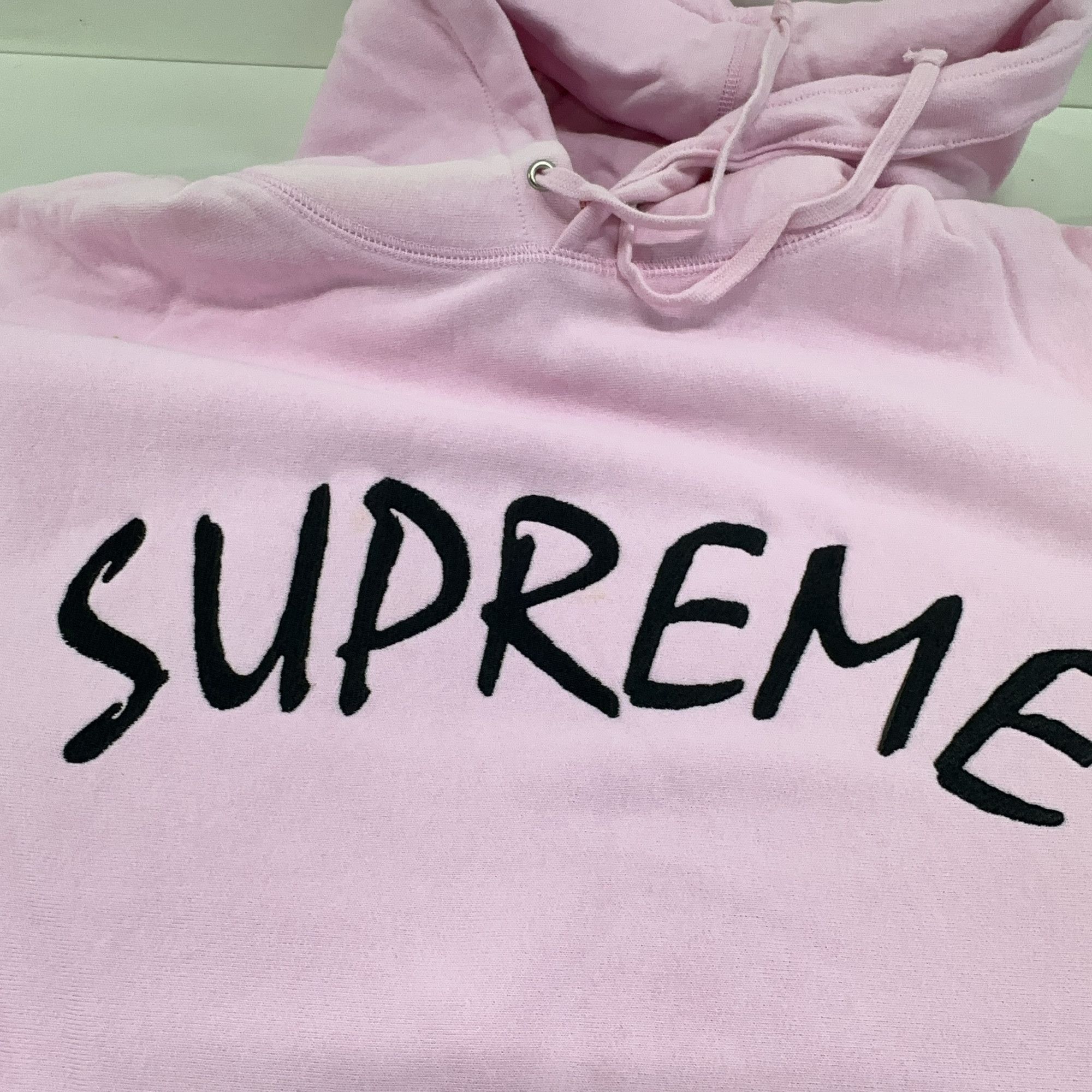 Supreme Supreme Arc Hooded Sweatshirt Pink Size XL Size US XL / EU 56 / 4 - 10 Thumbnail
