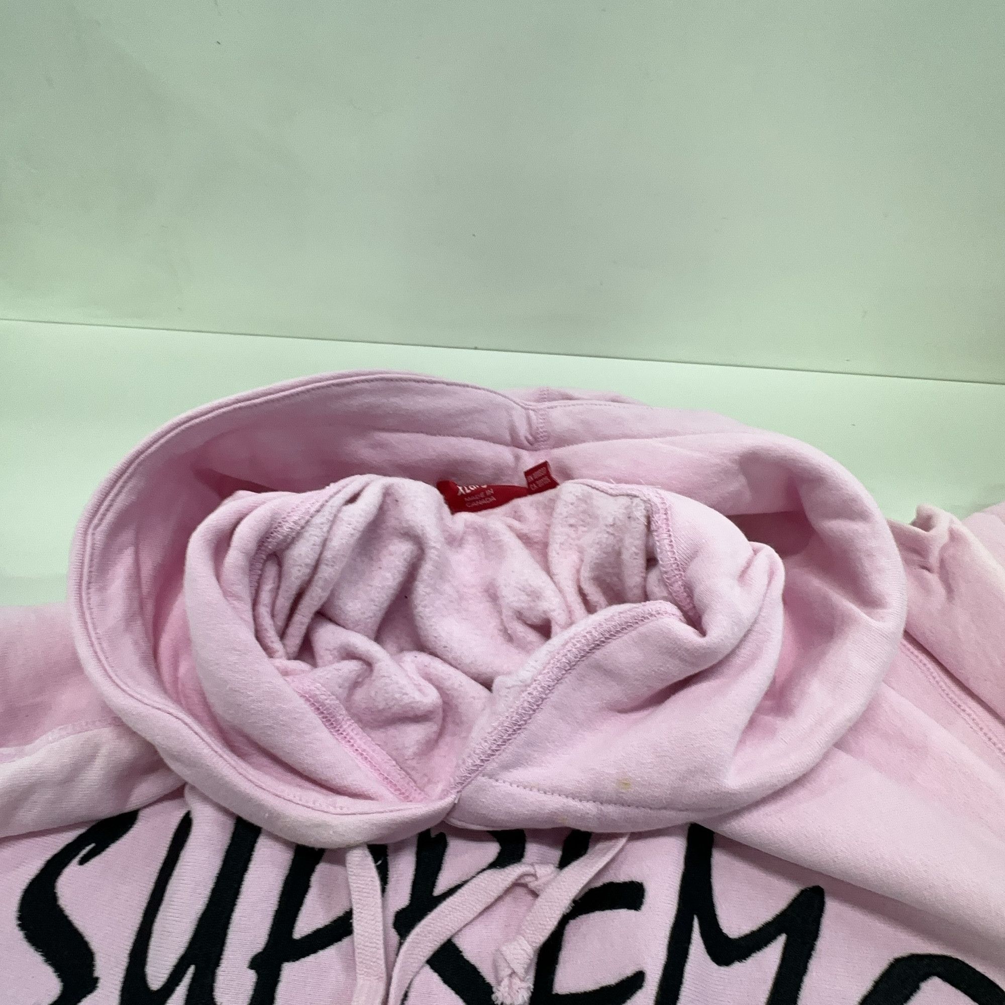 Supreme Supreme Arc Hooded Sweatshirt Pink Size XL Size US XL / EU 56 / 4 - 6 Thumbnail