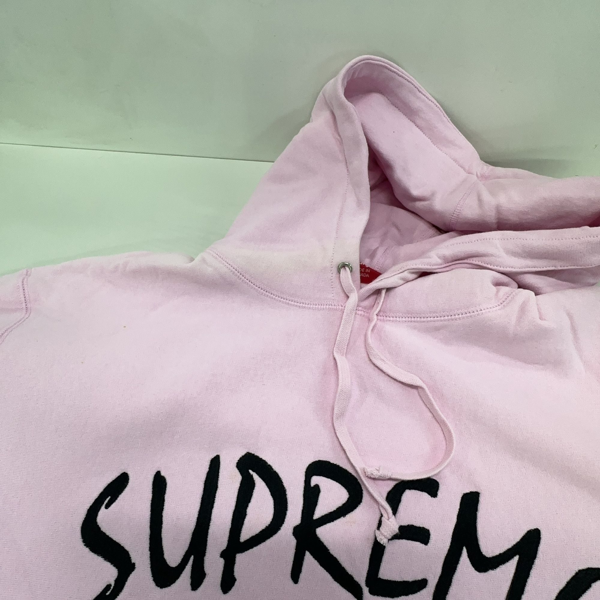 Supreme Supreme Arc Hooded Sweatshirt Pink Size XL Size US XL / EU 56 / 4 - 8 Thumbnail