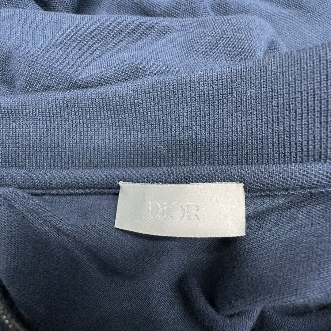 Dior Dior CD Icon Polo Shirt Navy Size L Size US L / EU 52-54 / 3 - 3 Thumbnail