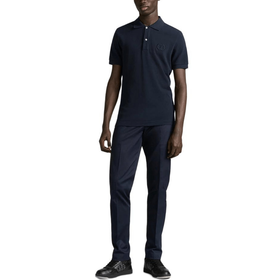 Dior Dior CD Icon Polo Shirt Navy Size L Size US L / EU 52-54 / 3 - 11 Thumbnail