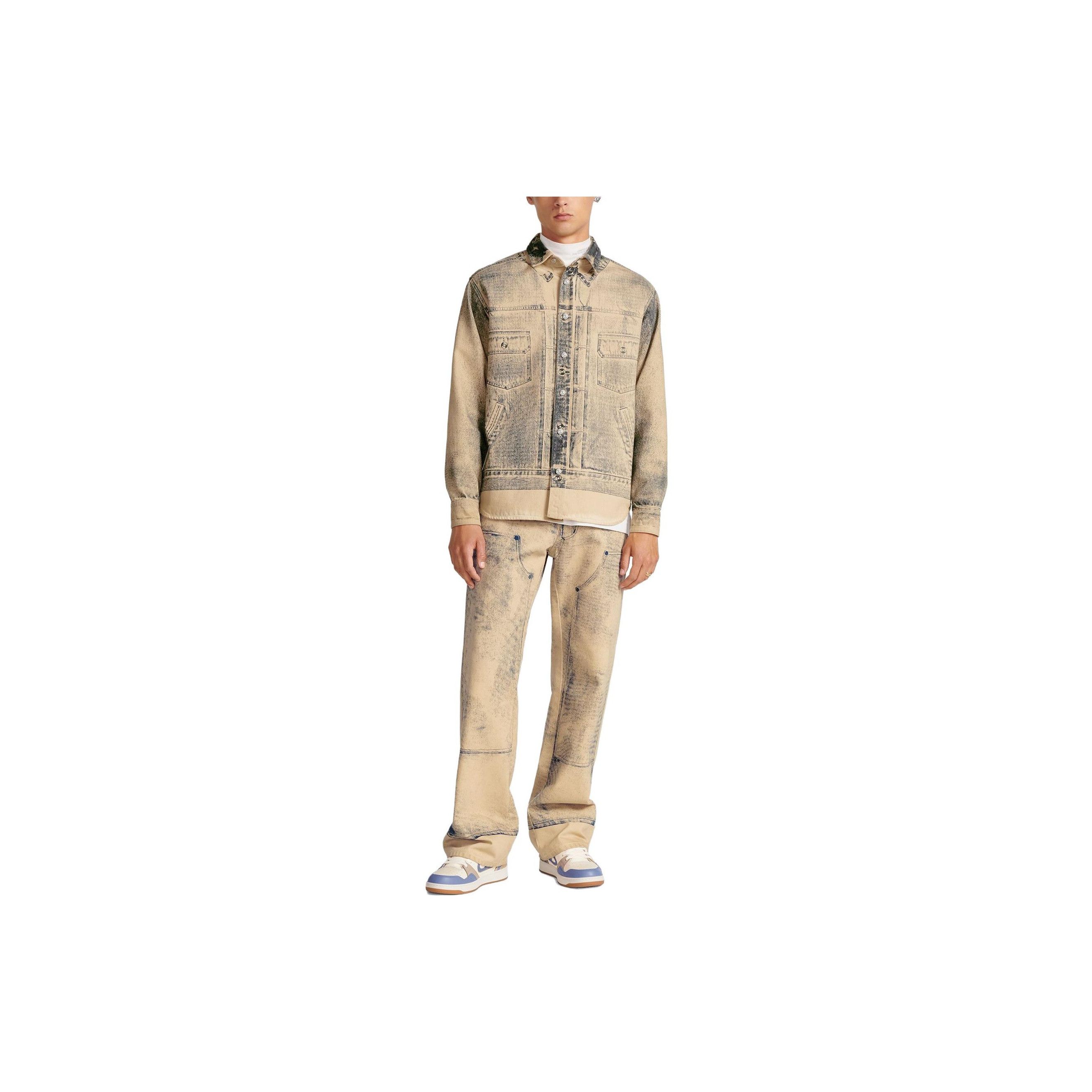 Dior Dior Distressed Button Up Shirt Size M Size US XXS / EU 40 - 9 Thumbnail