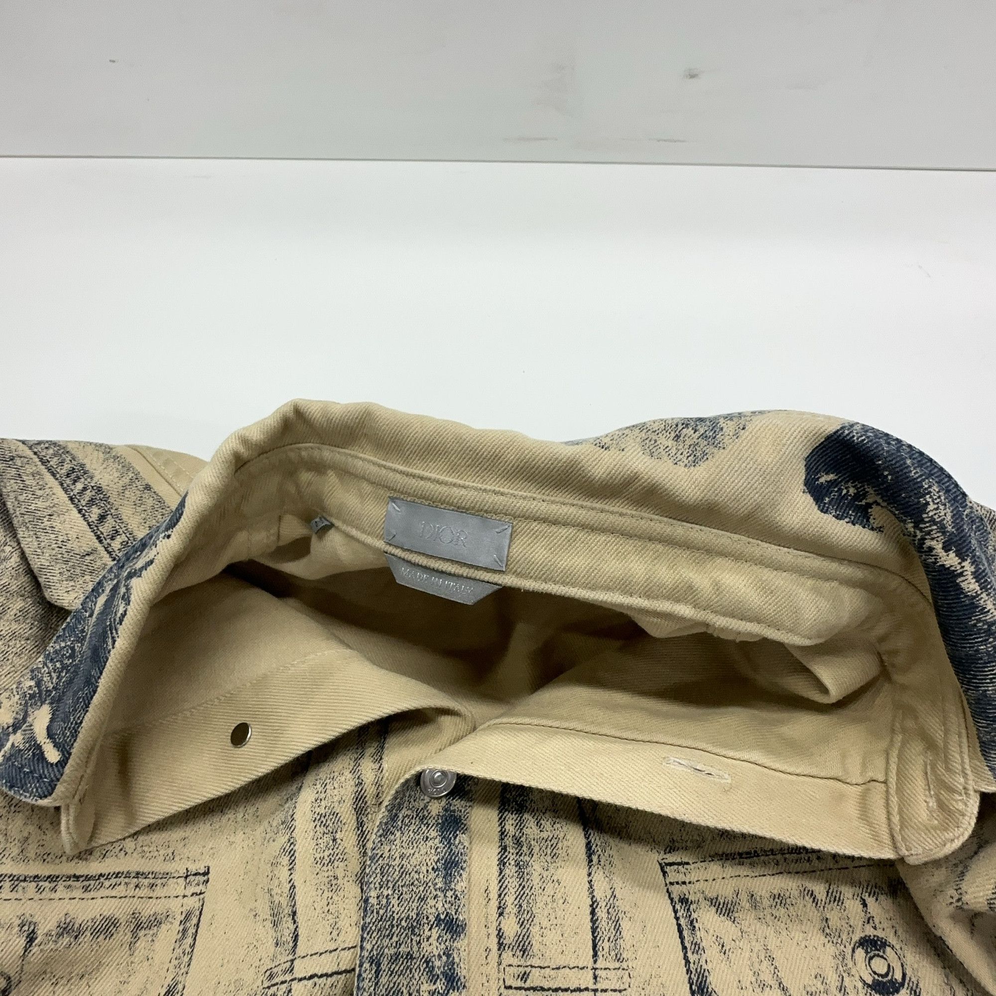 Dior Dior Distressed Button Up Shirt Size M Size US XXS / EU 40 - 5 Thumbnail