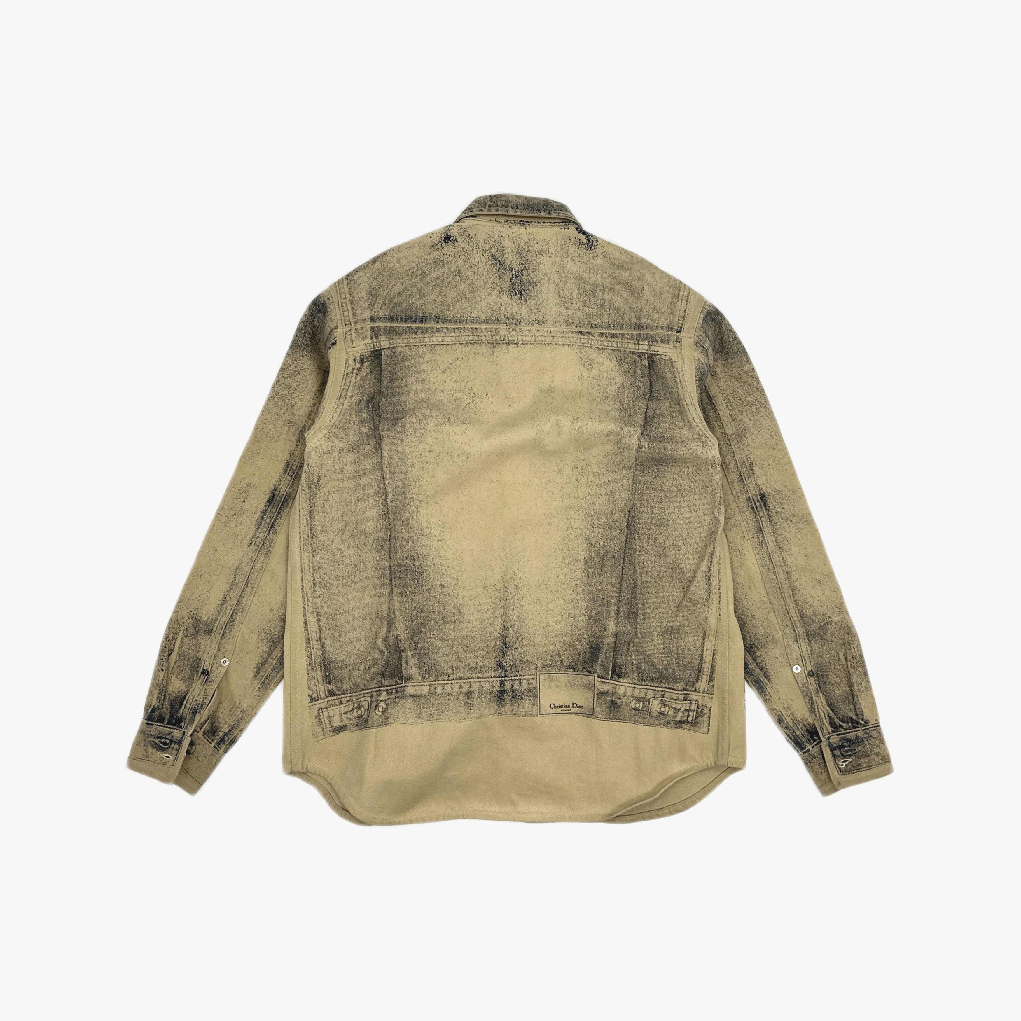 Dior Dior Distressed Button Up Shirt Size M Size US XXS / EU 40 - 2 Thumbnail