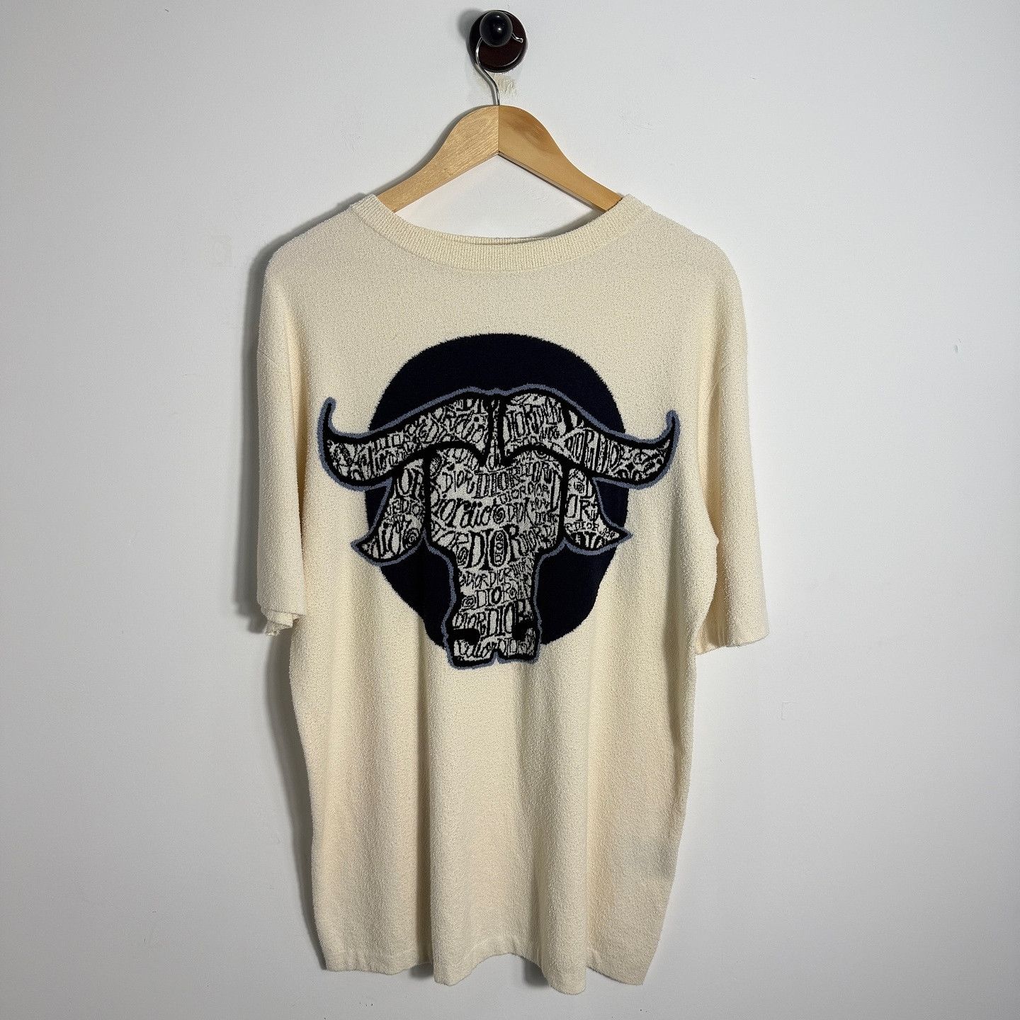 Dior Dior Bull Graphic Knit T-Shirt Size M Size US M / EU 48-50 / 2 - 6 Thumbnail