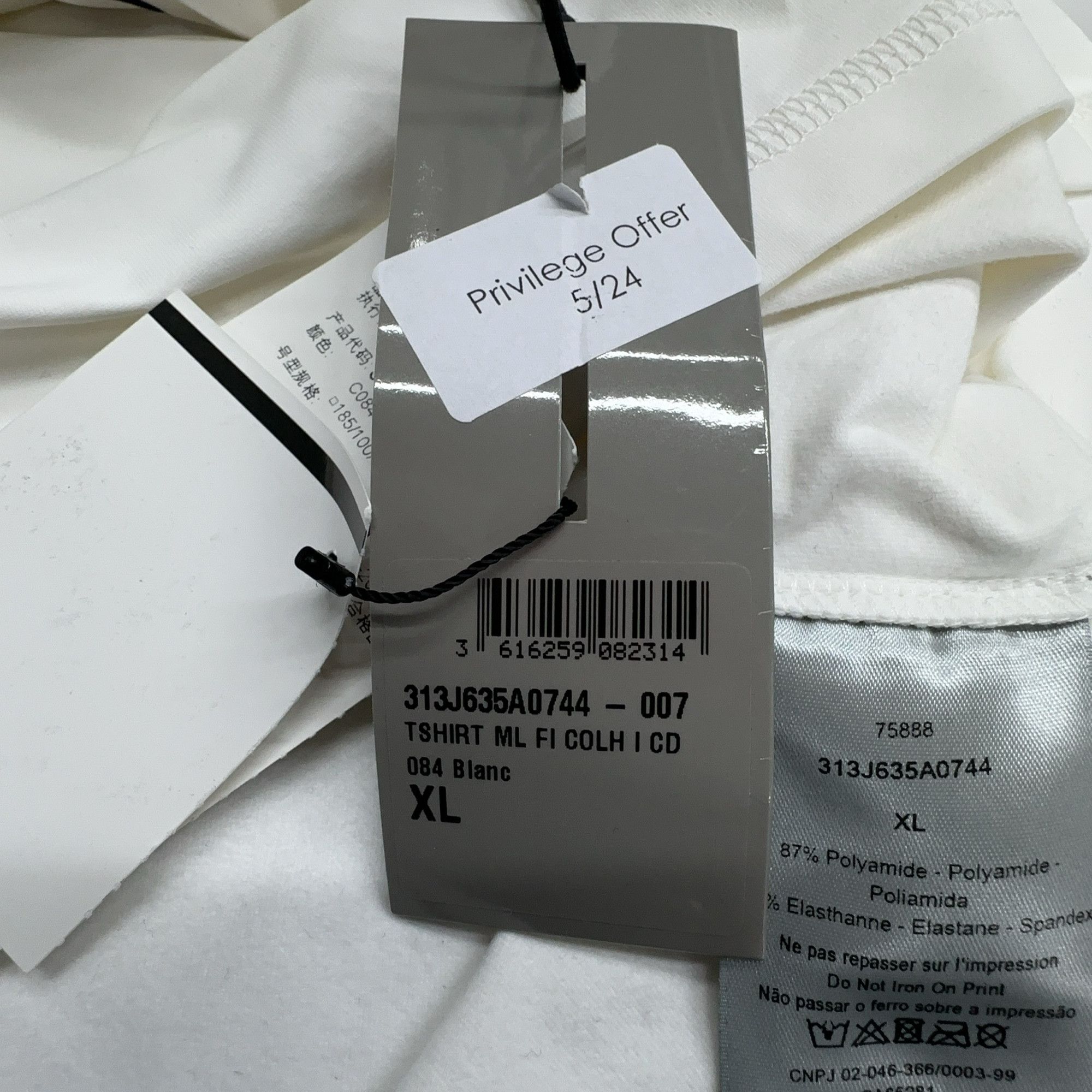 Dior Dior Gradient Logo Long Sleeve T-Shirt Size XL Size US XL / EU 56 / 4 - 5 Thumbnail