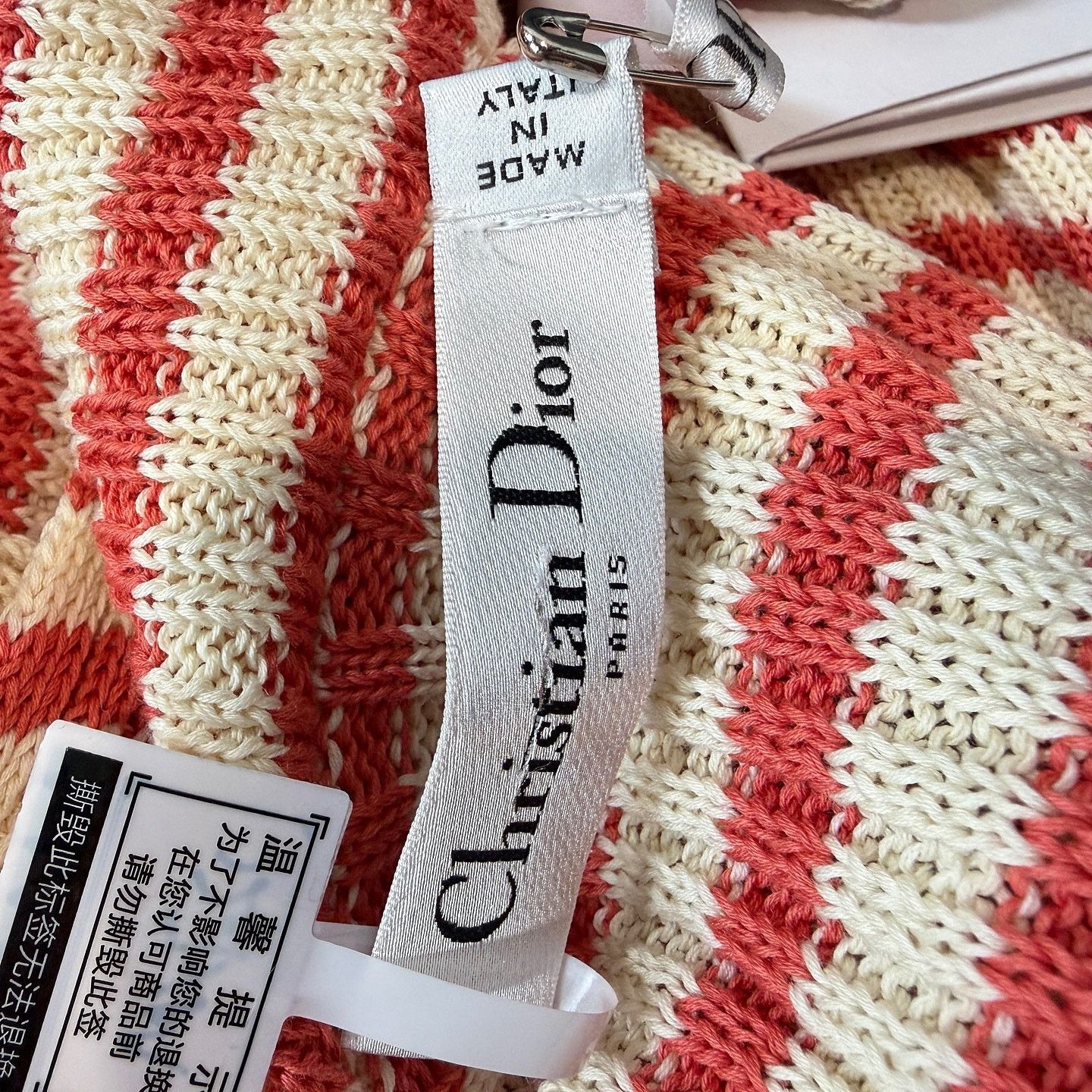 Dior Dior Striped Logo Mini Dress Size 42 Size M / US 6-8 / IT 42-44 - 3 Thumbnail