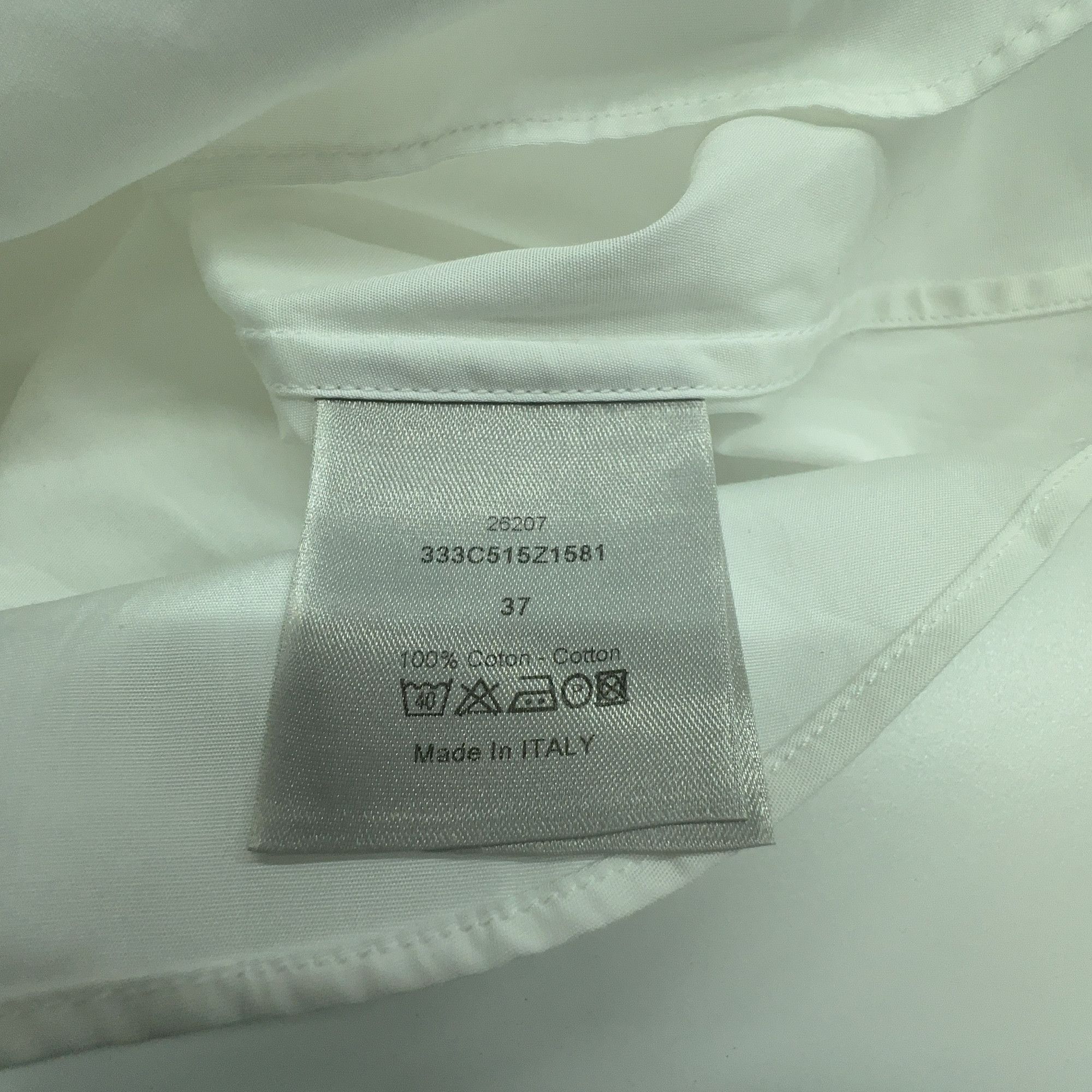 Dior Dior Contrast Collar Shirt Size 37 Size US S / EU 44-46 / 1 - 6 Thumbnail