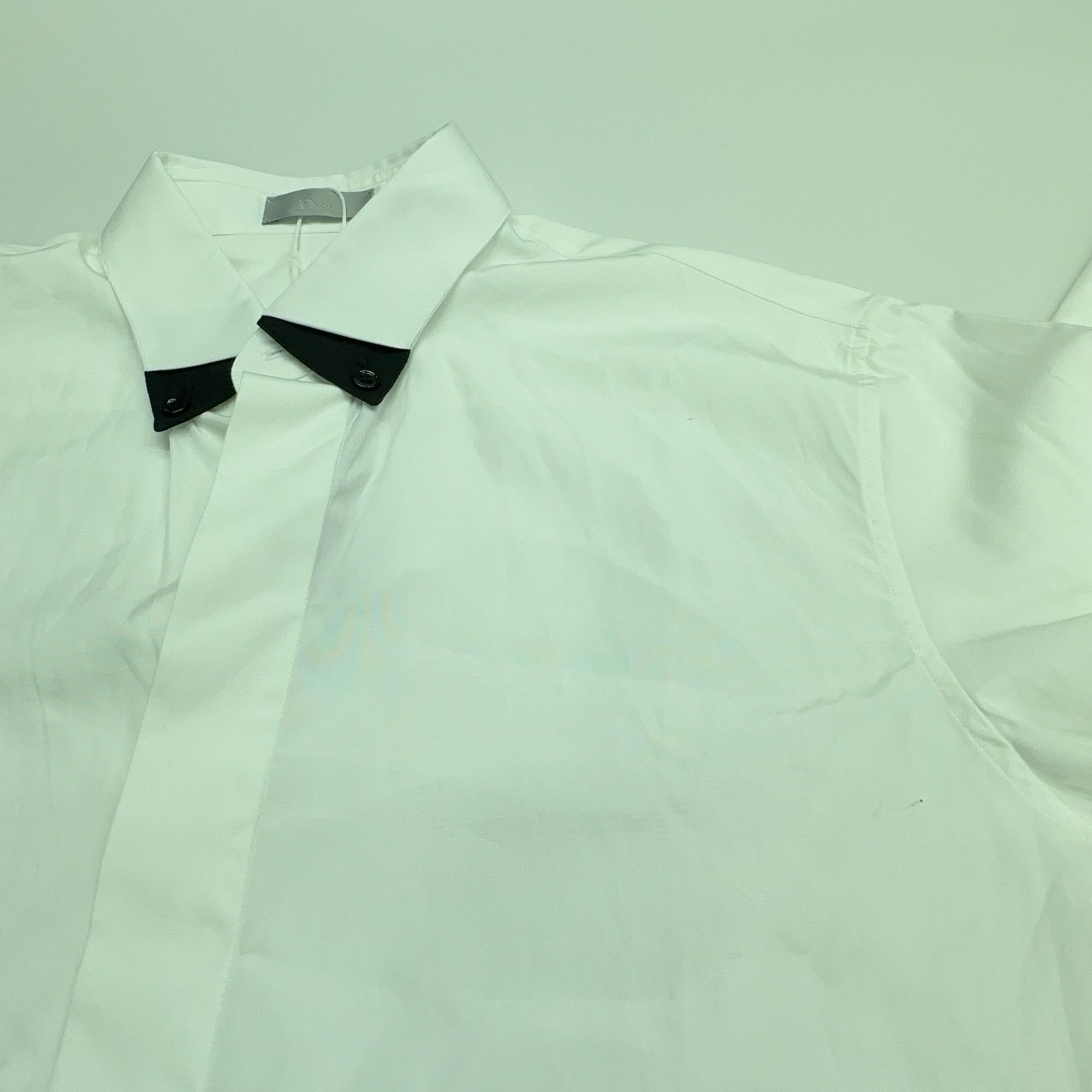 Dior Dior Contrast Collar Shirt Size 37 Size US S / EU 44-46 / 1 - 8 Thumbnail
